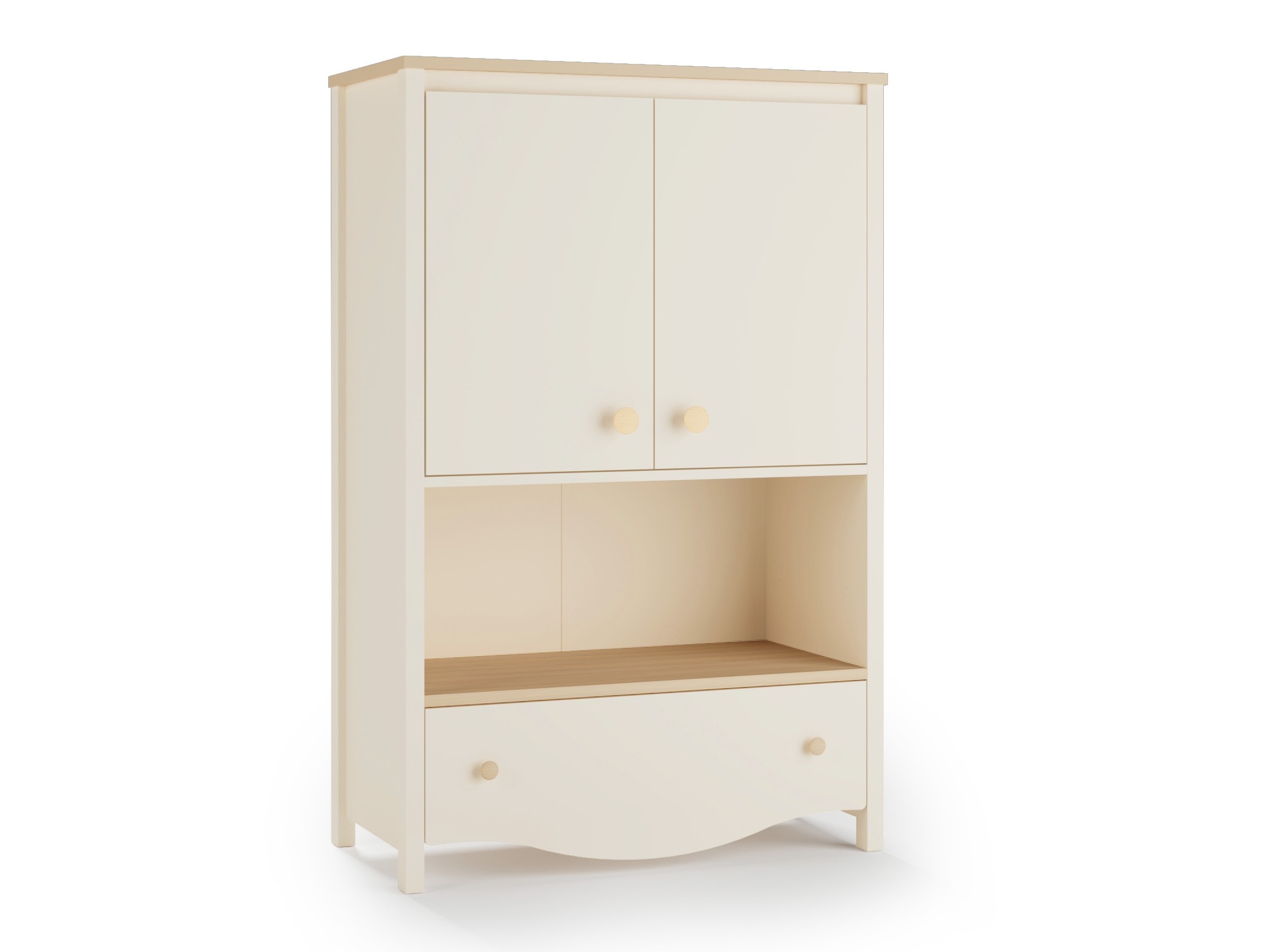 Regal Velferi 121 (Beige + Eichenholzoptik)