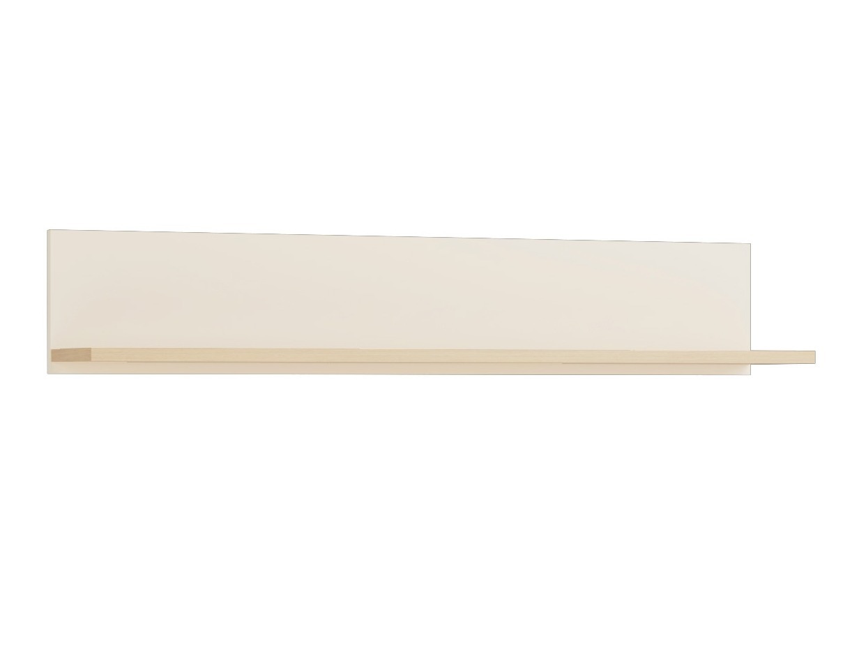 Wandregal Velferi 122 (Beige + Eichenholzoptik)