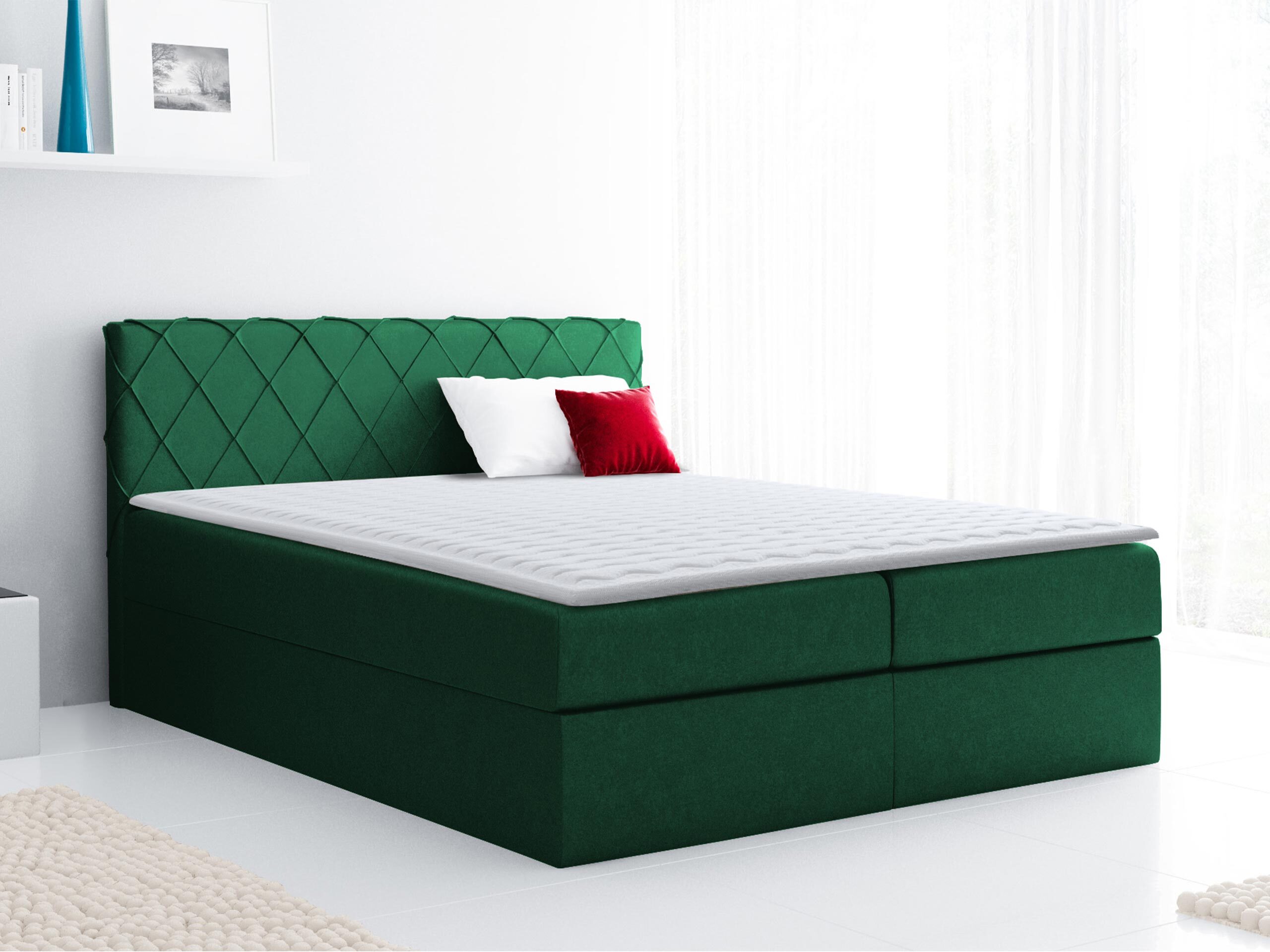 Boxspringbett Genus (Velluto 10)