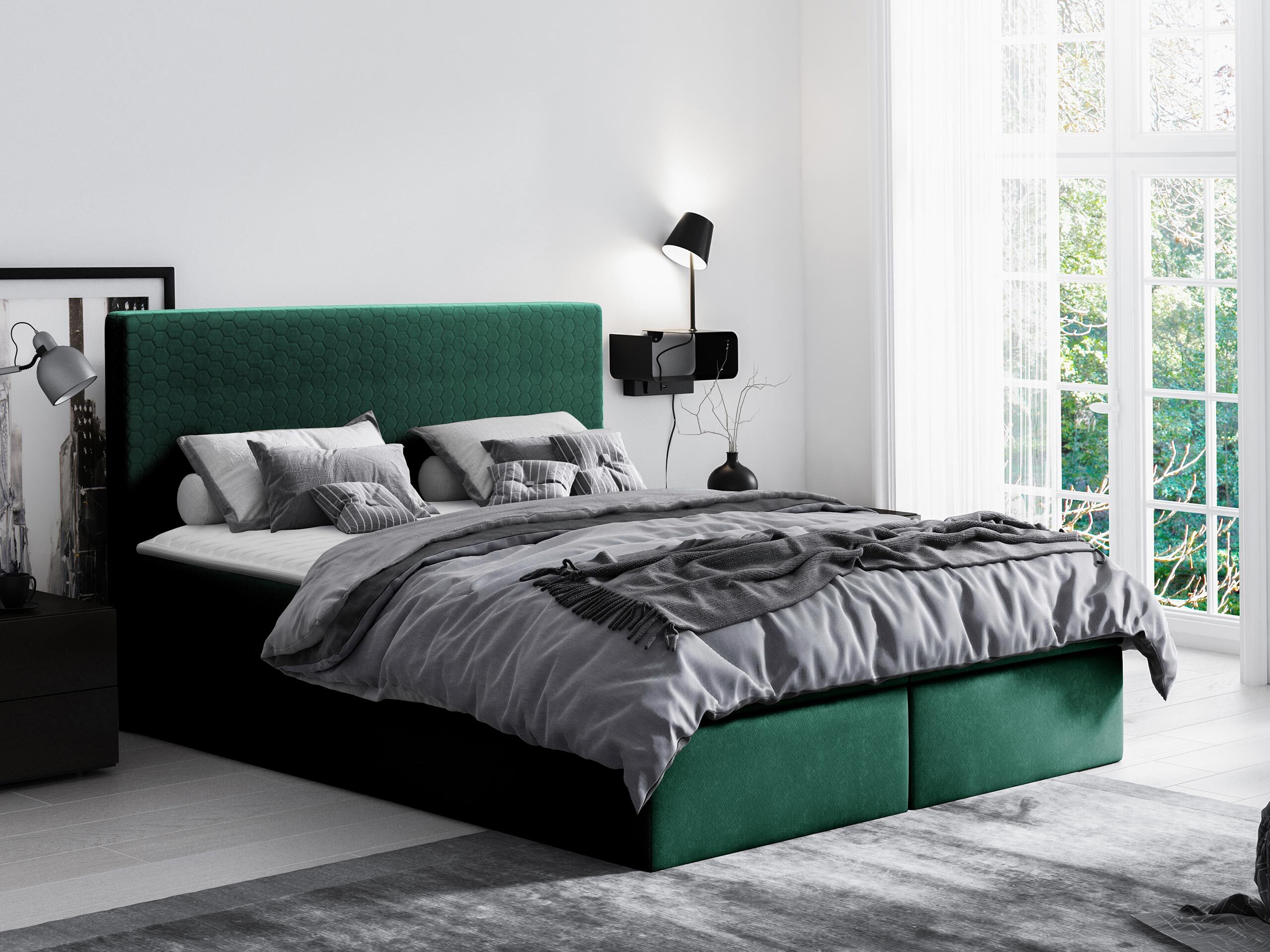 Boxspringbett Nix (Velluto 10)