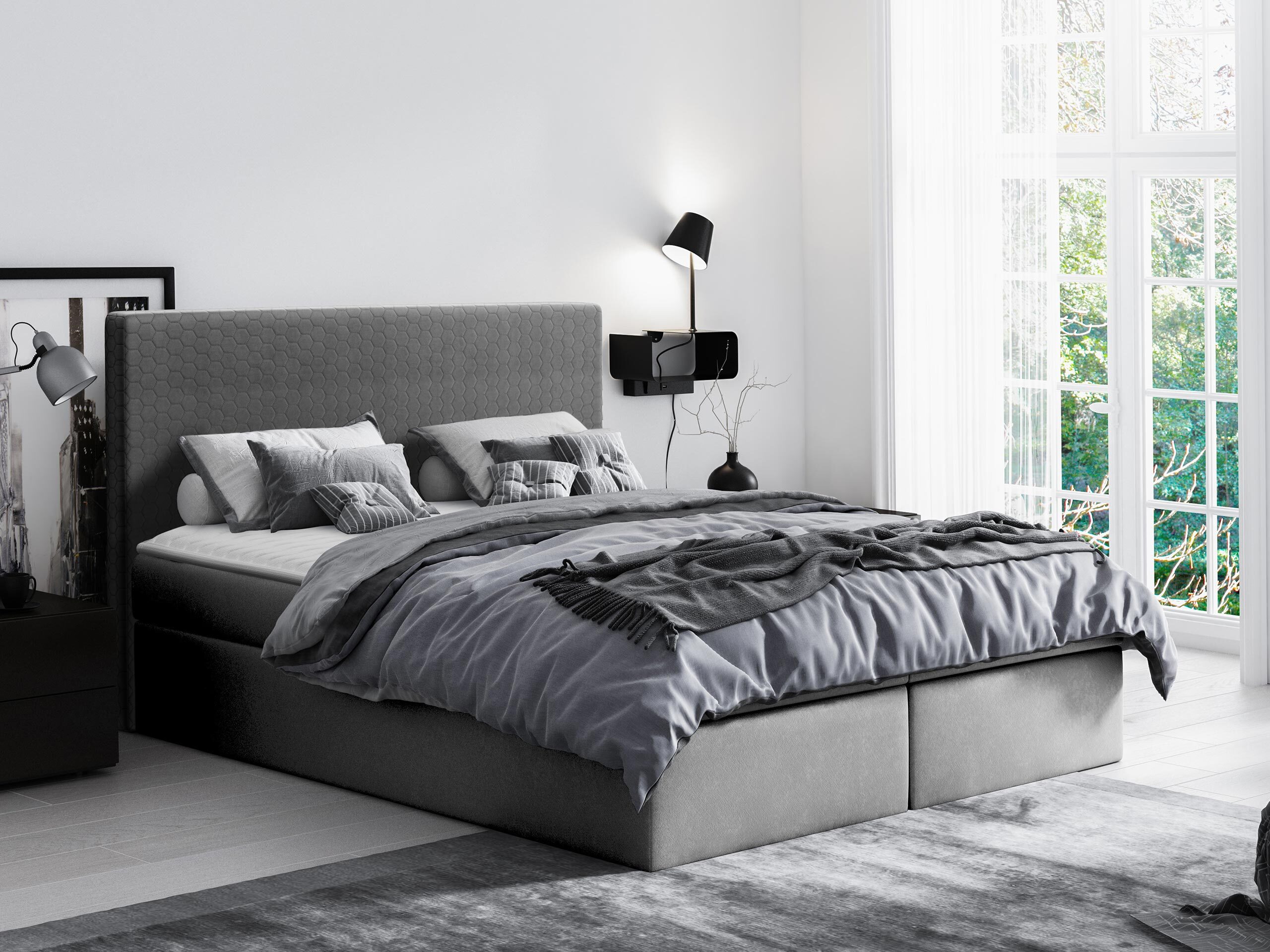 Boxspringbett Nix (Velluto 16)