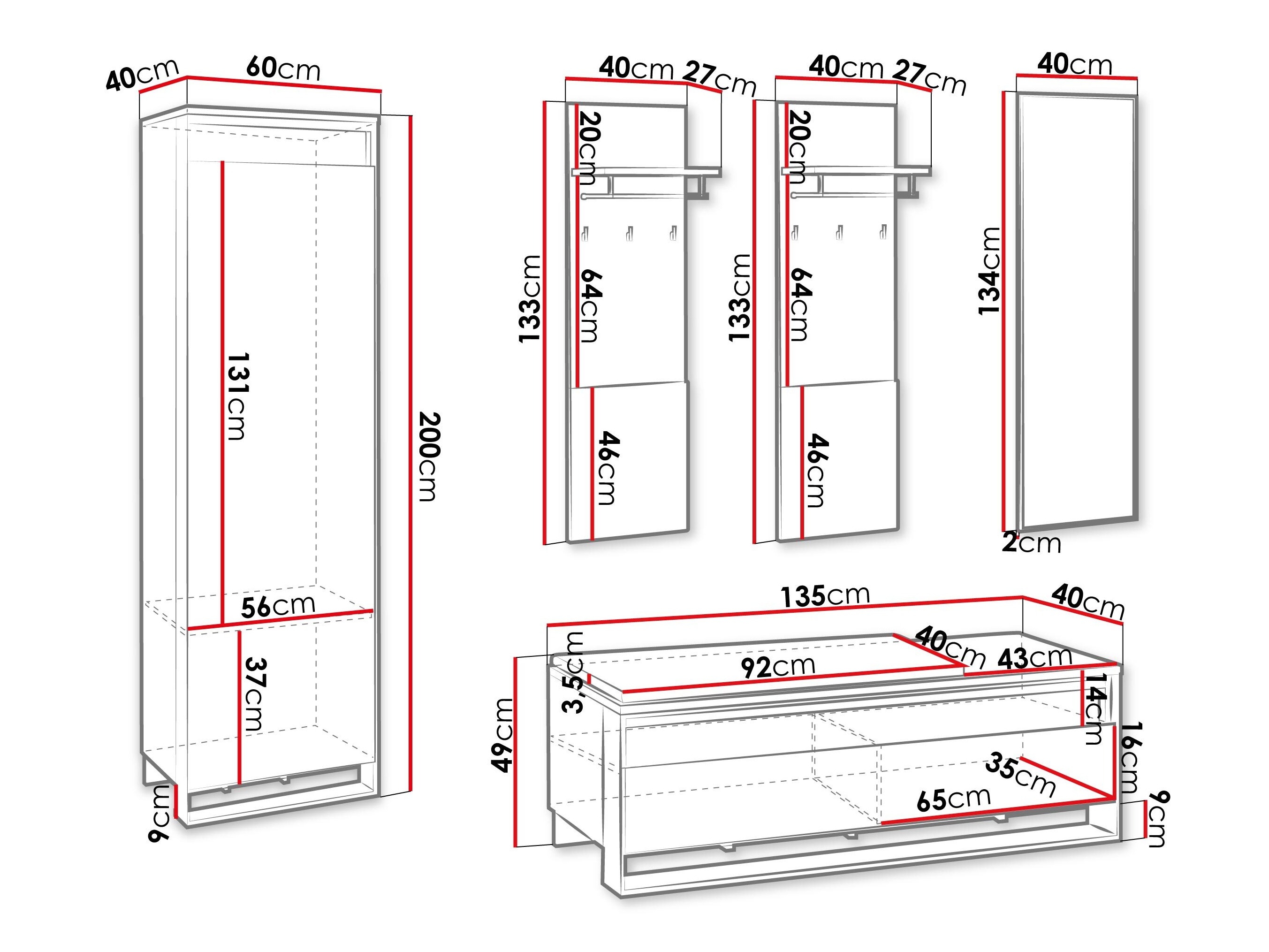 Flurgarnitur Luliru 152