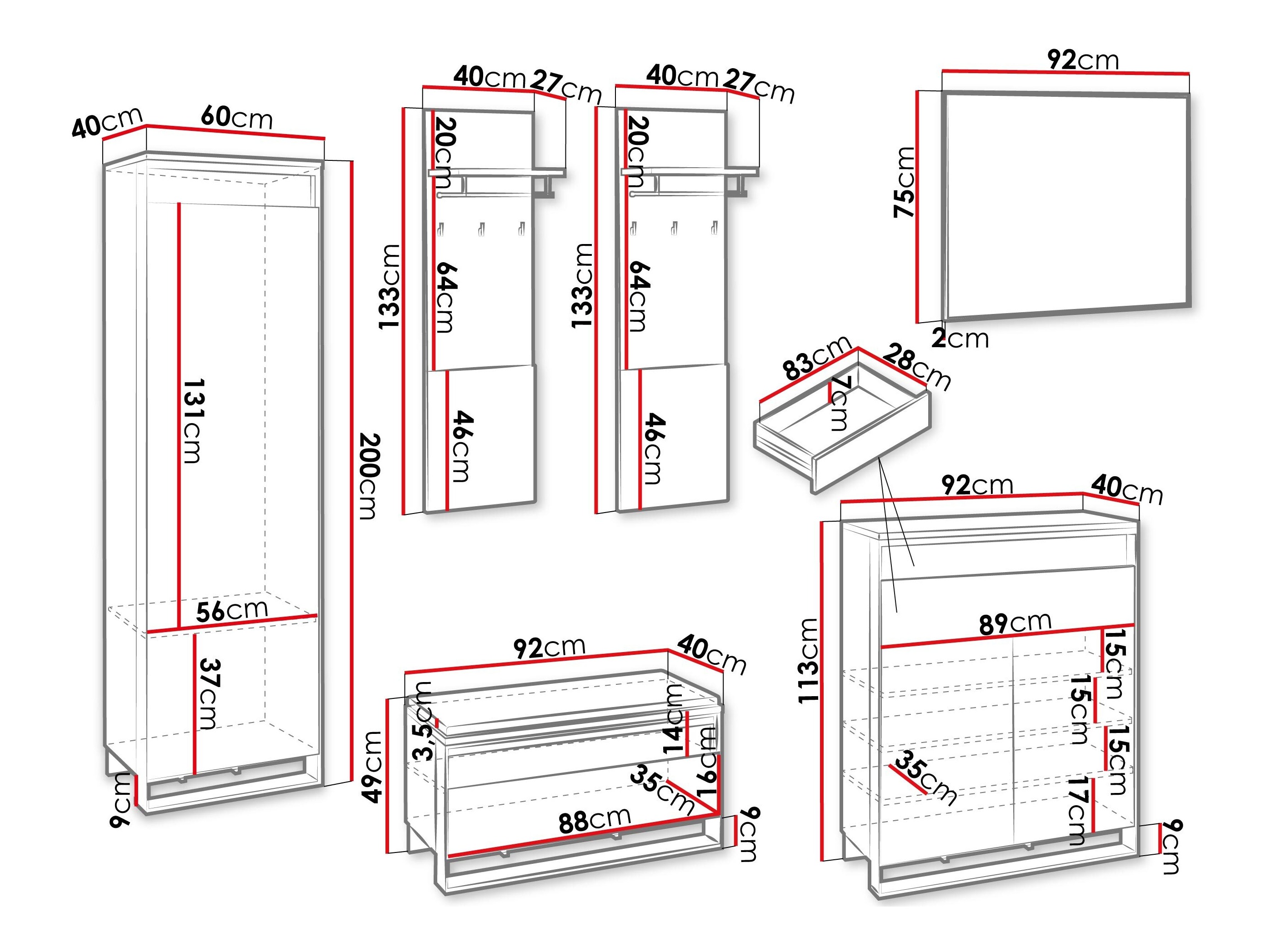 Flurgarnitur Luliru 153