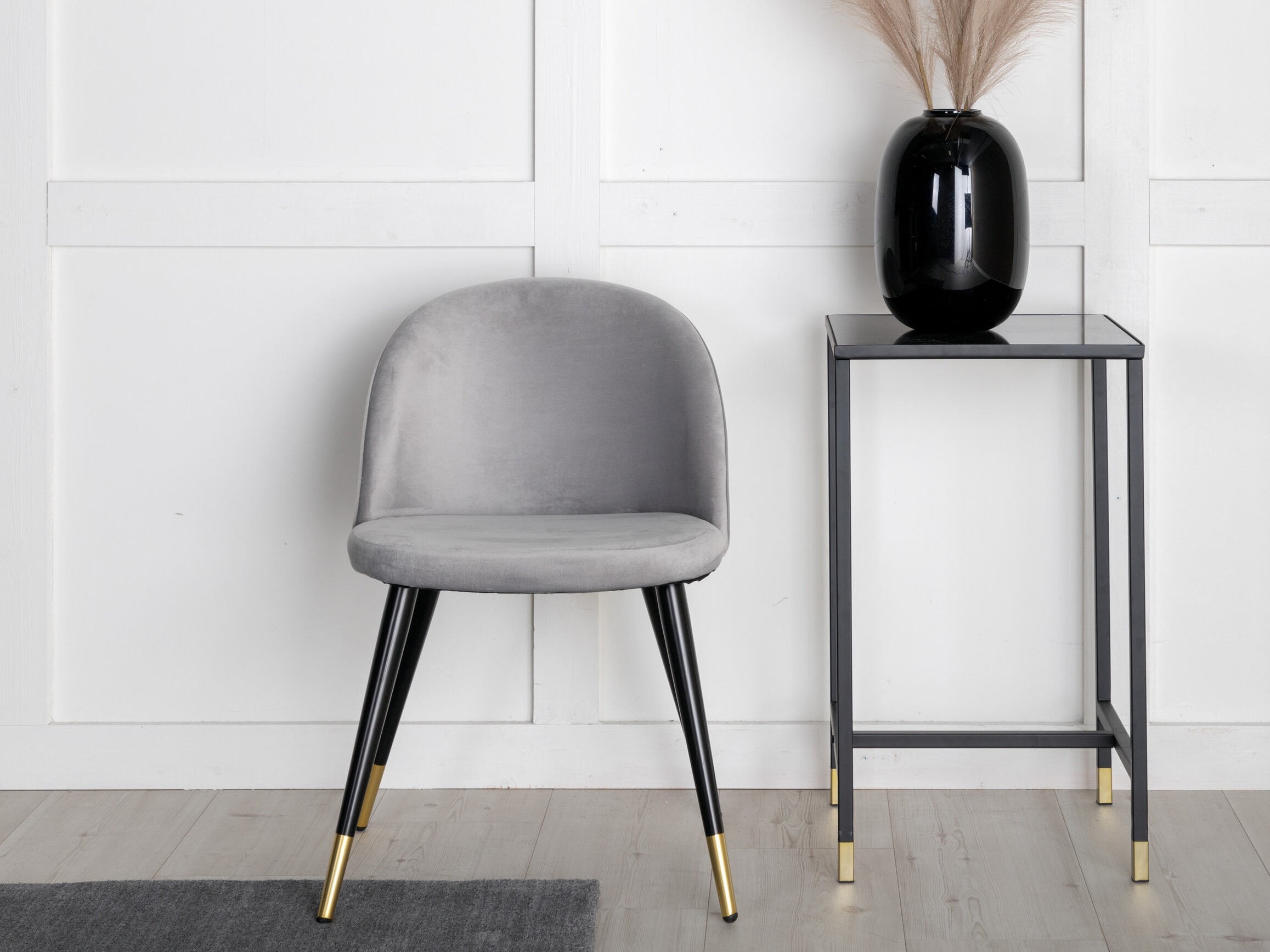Stuhl Dallas 137 (Grau + Schwarz)