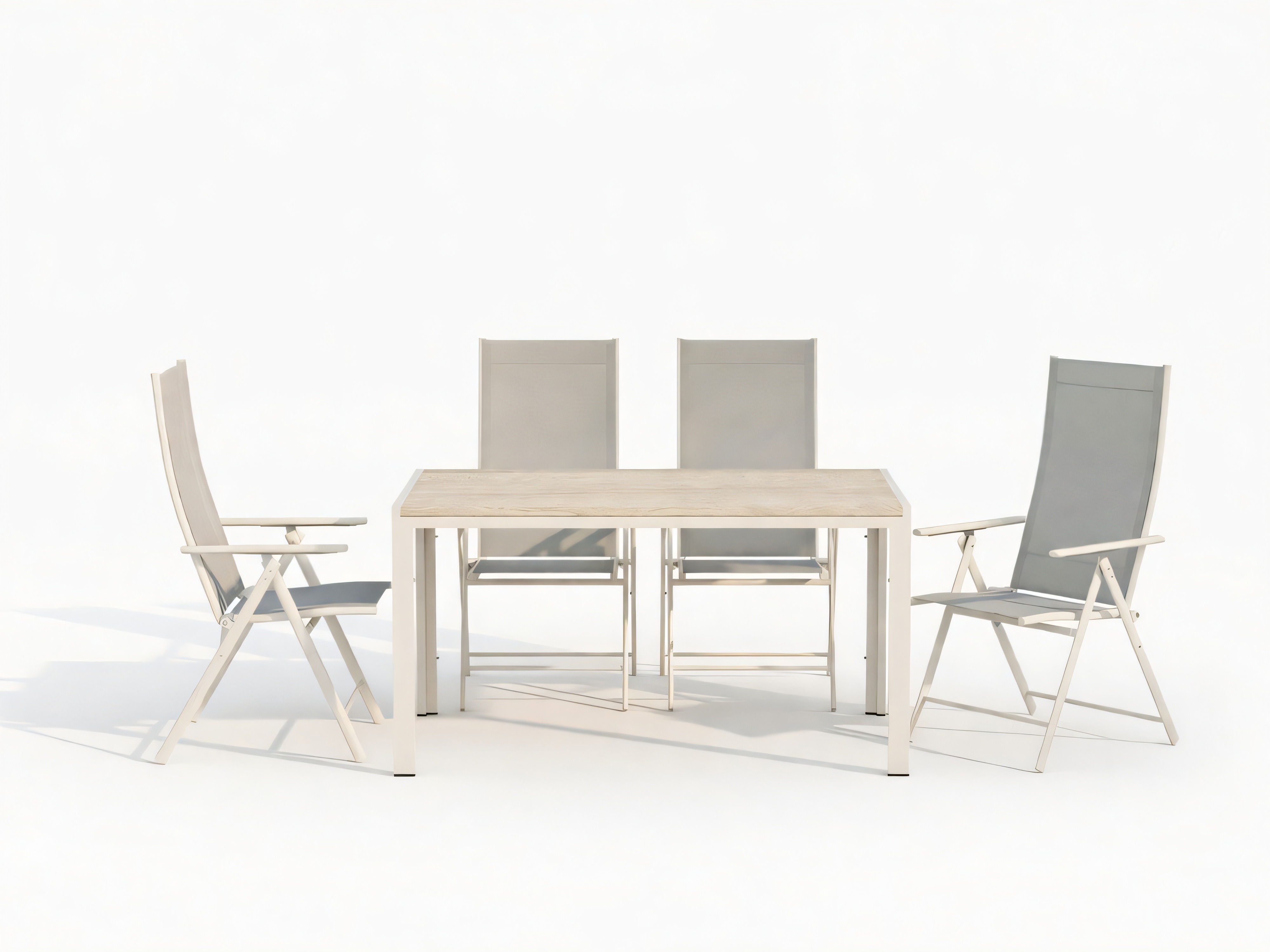 Tisch und Stühle Dallas 5261 (Beige)