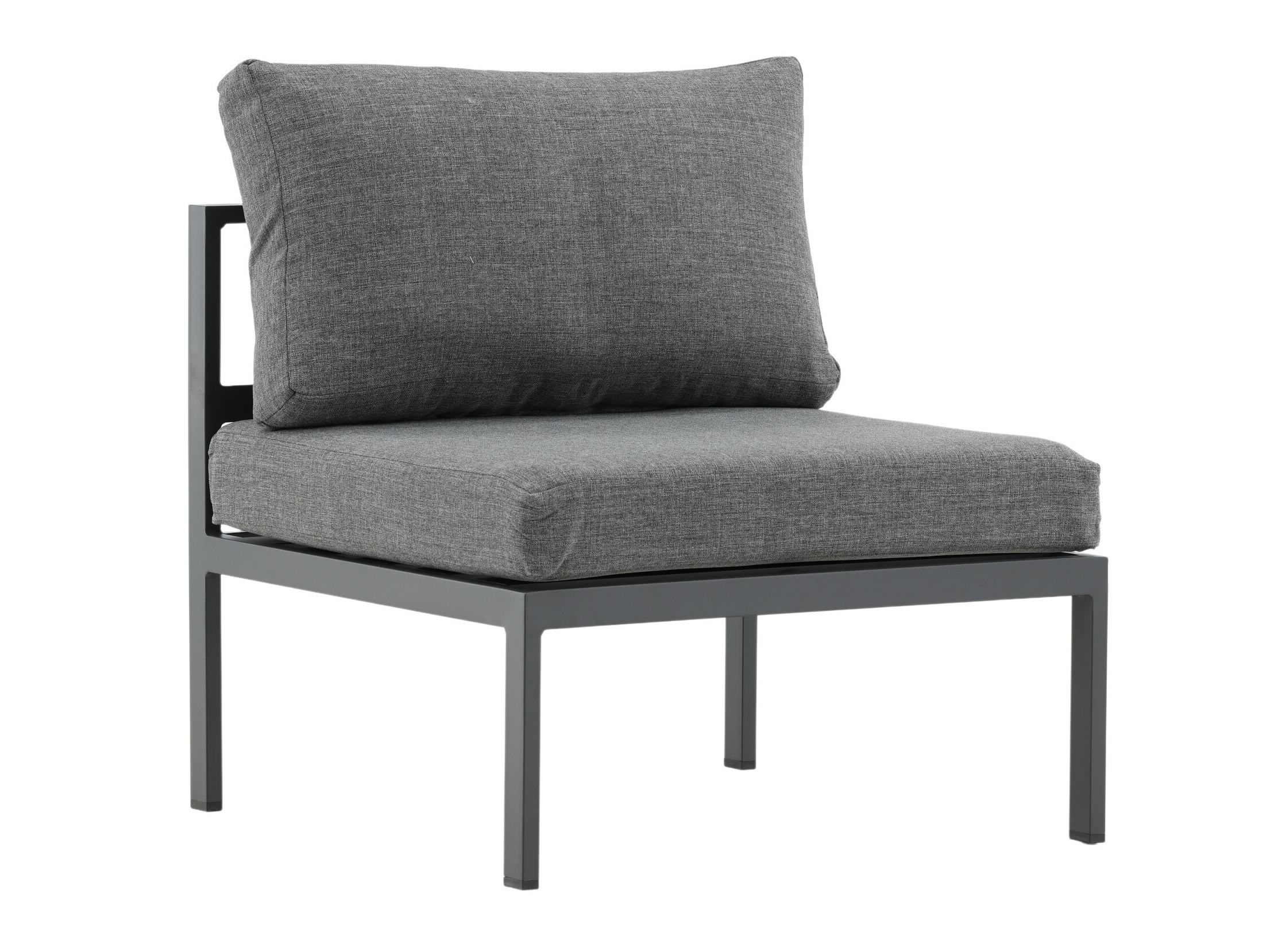 Gartensessel Camorlo 100 (Grau + Schwarz)
