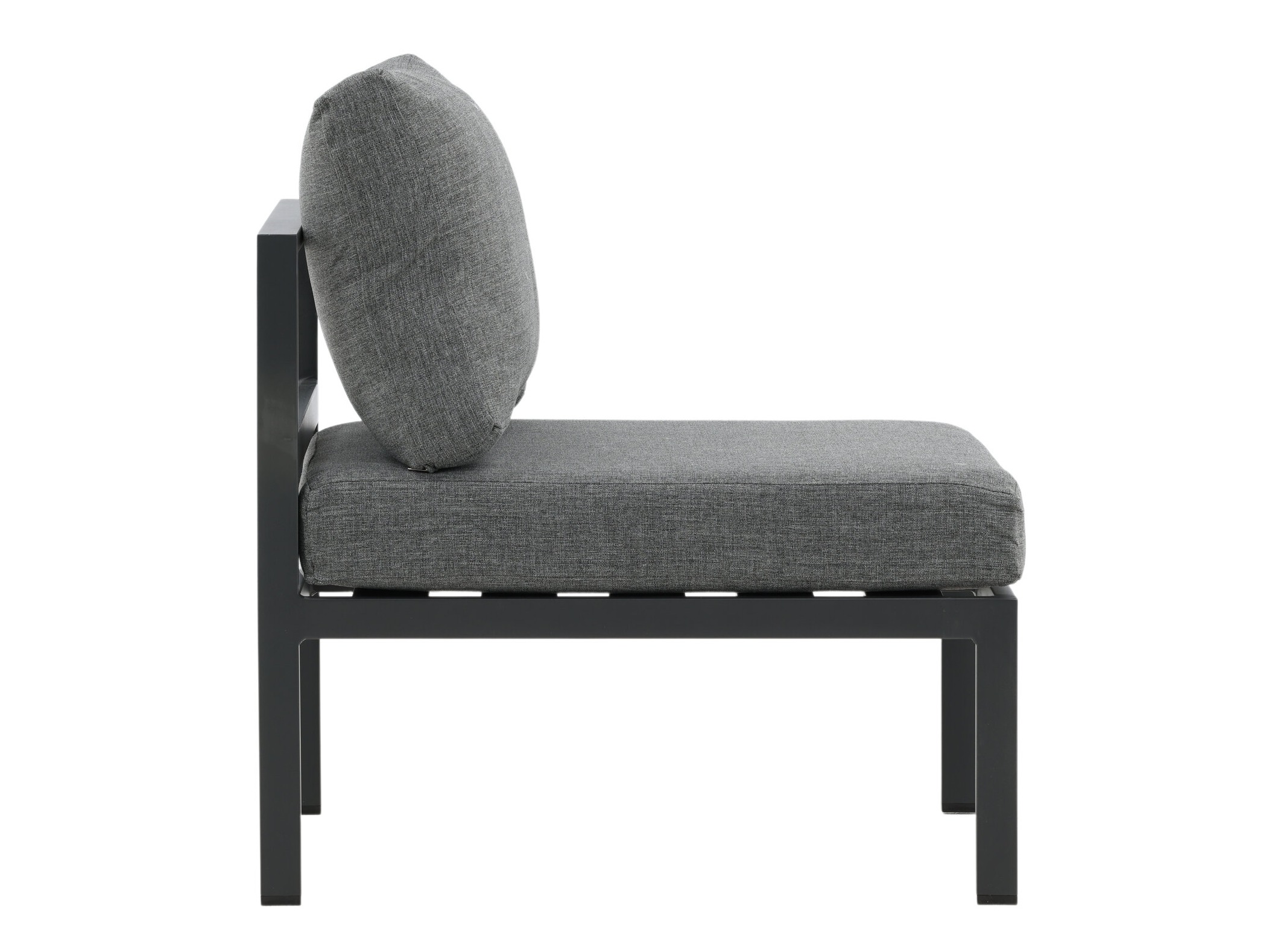 Gartensessel Camorlo 100 (Grau + Schwarz)