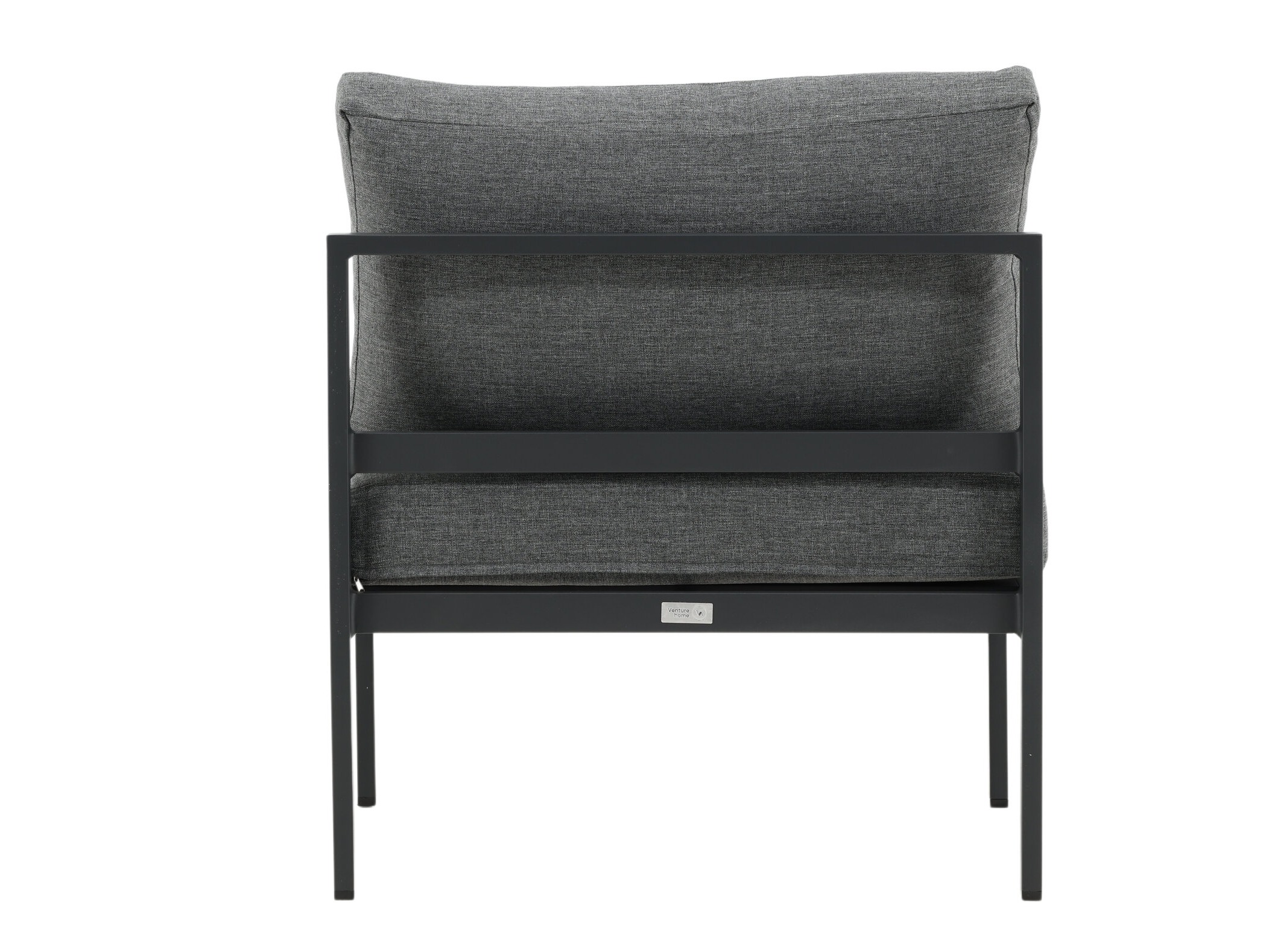Gartensessel Camorlo 100 (Grau + Schwarz)