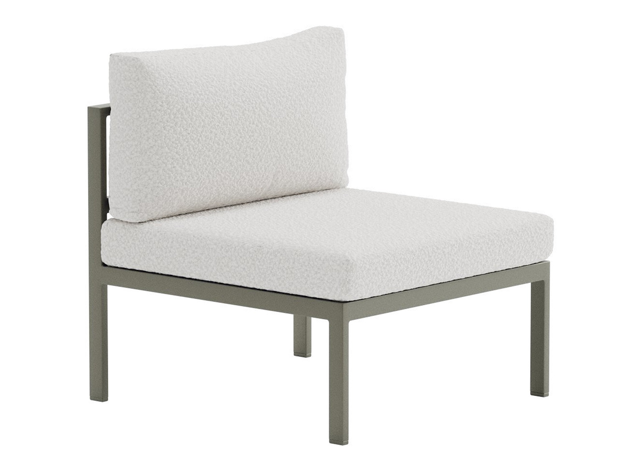 Gartensessel Camorlo 100 (Weiss + Khaki)