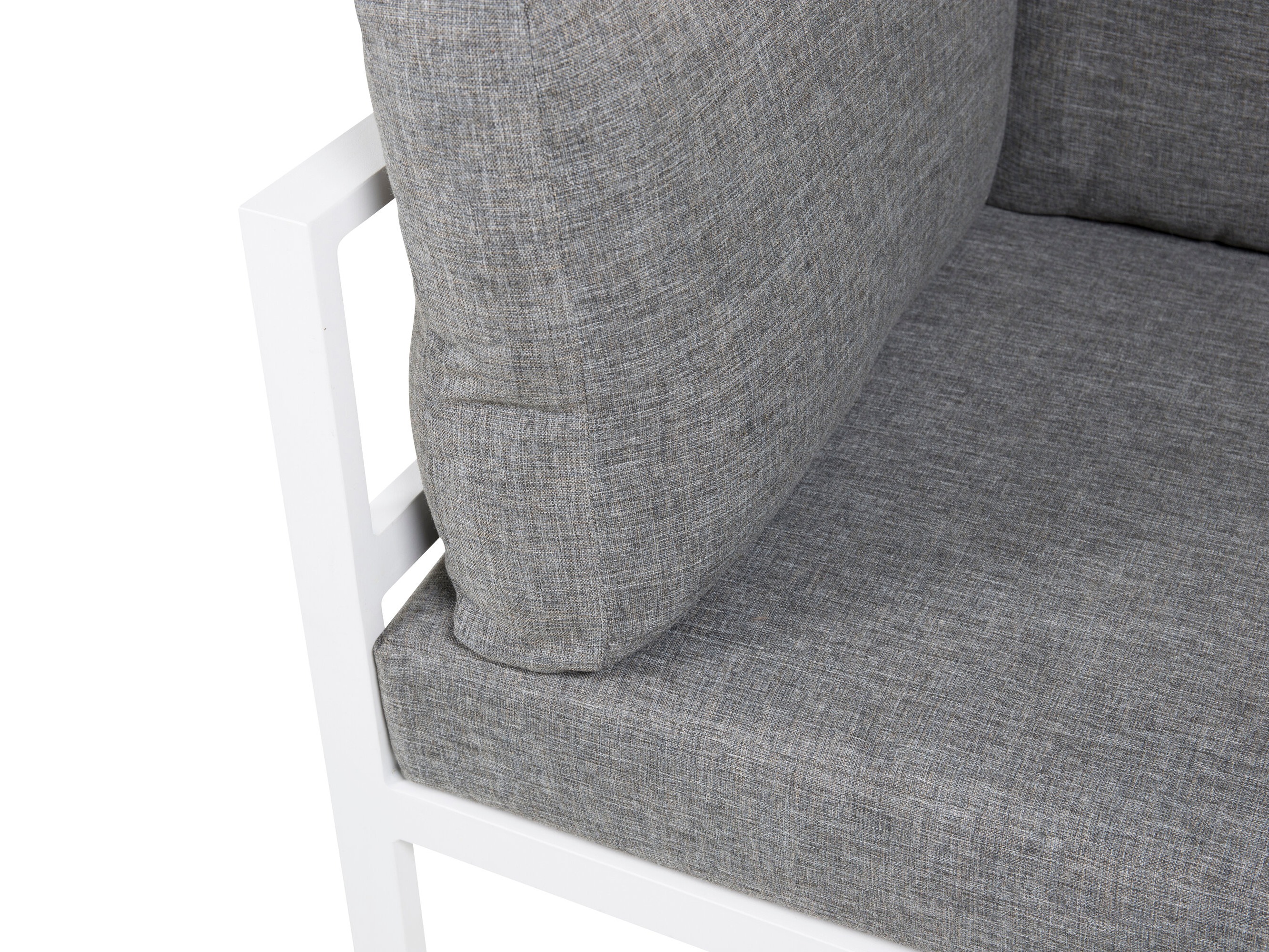 Gartensessel Camorlo 101 (Grau + Weiss)