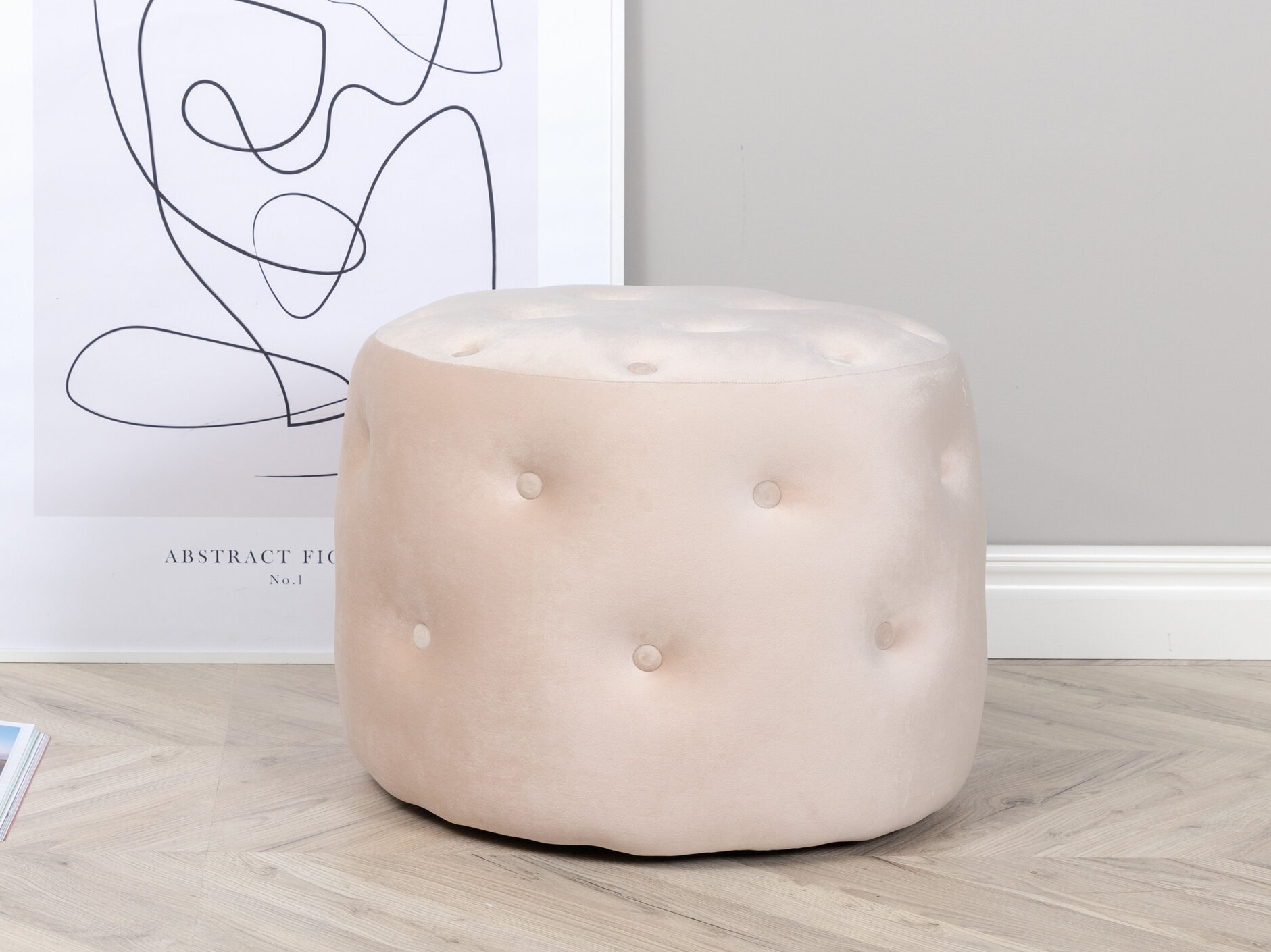 Hocker Dallas 2915 (Cremefarben)