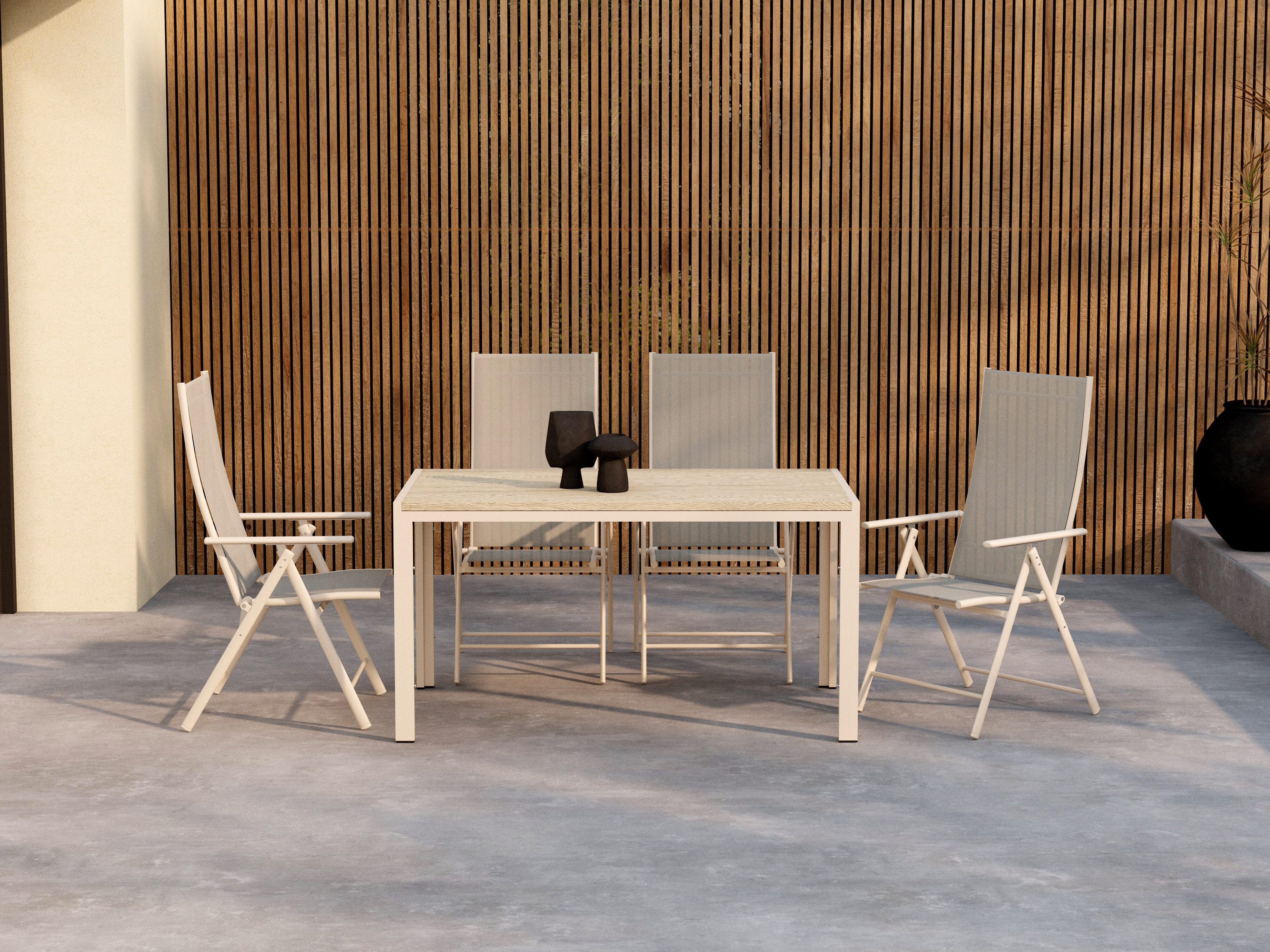 Tisch und Stühle Dallas 5261 (Beige)