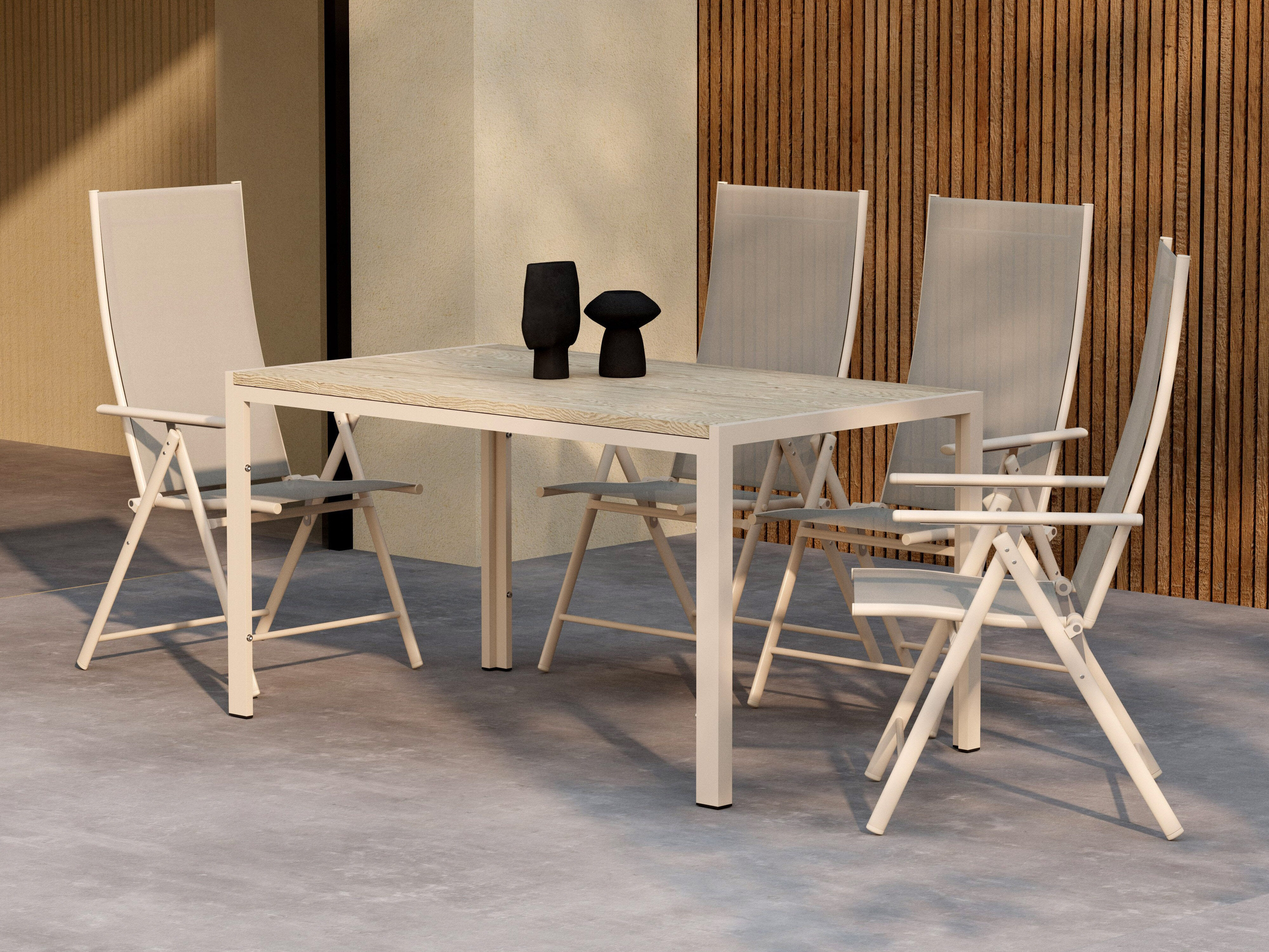 Tisch und Stühle Dallas 5261 (Beige)