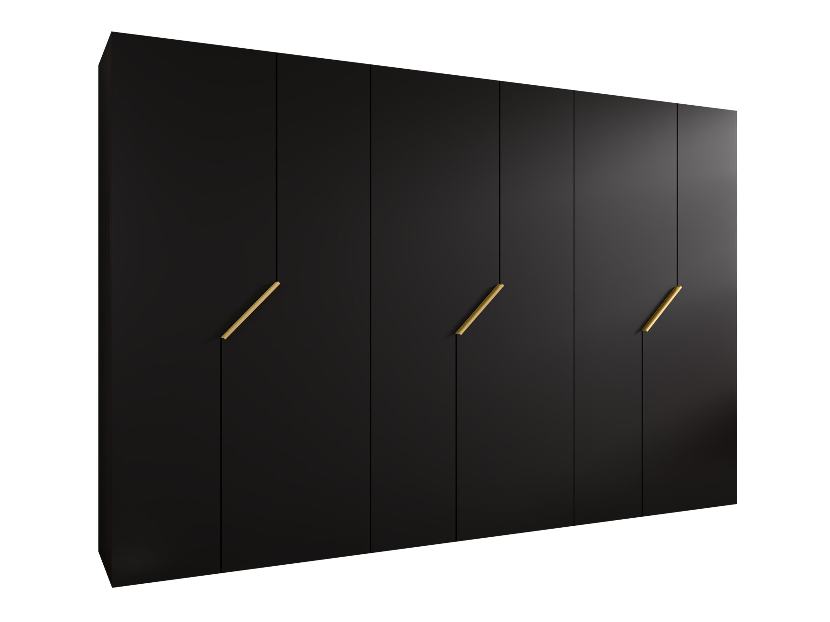 Kleiderschrank Hartford 596 (Schwarz)