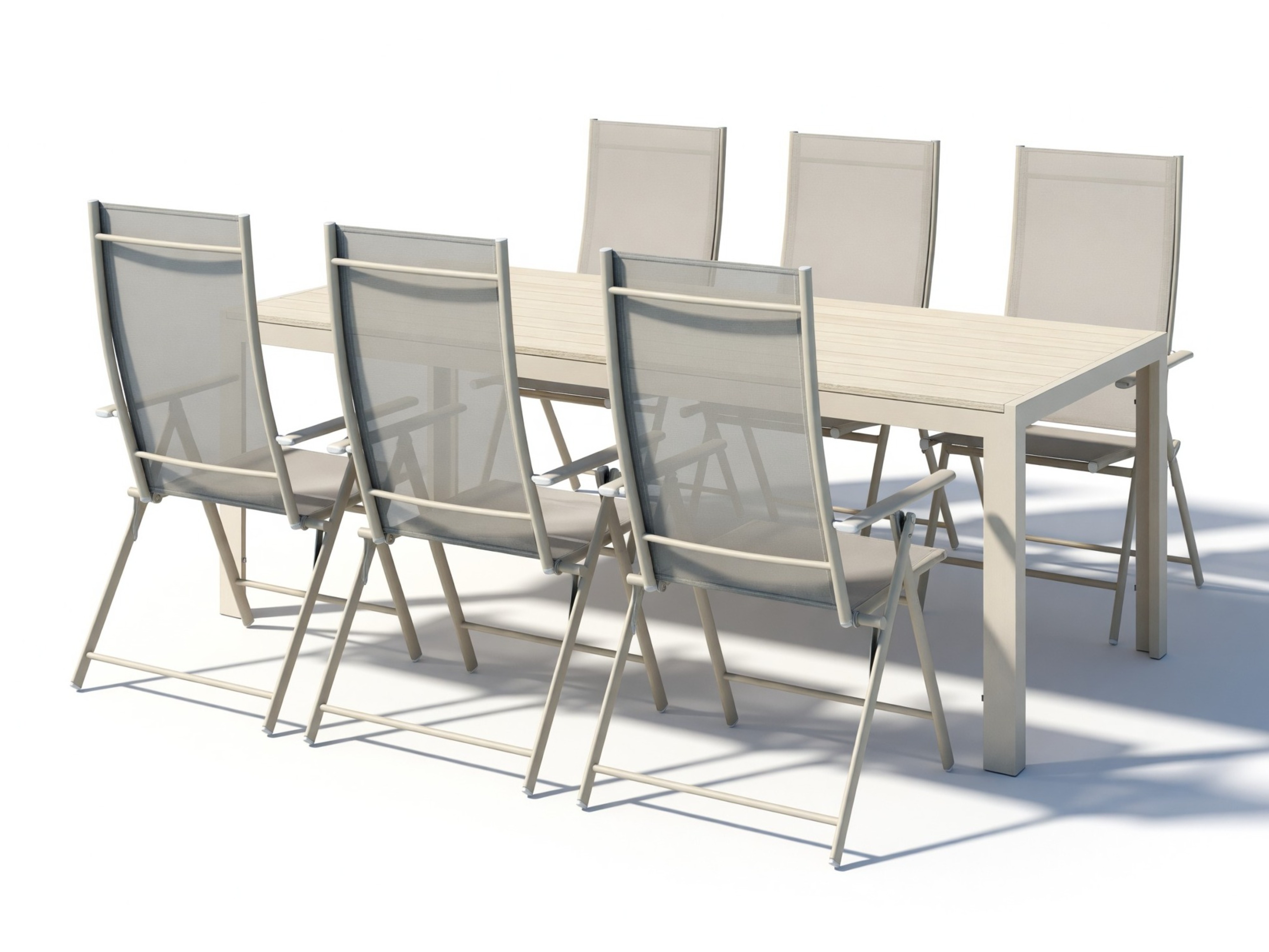 Tisch und Stühle Dallas 5263 (Beige)