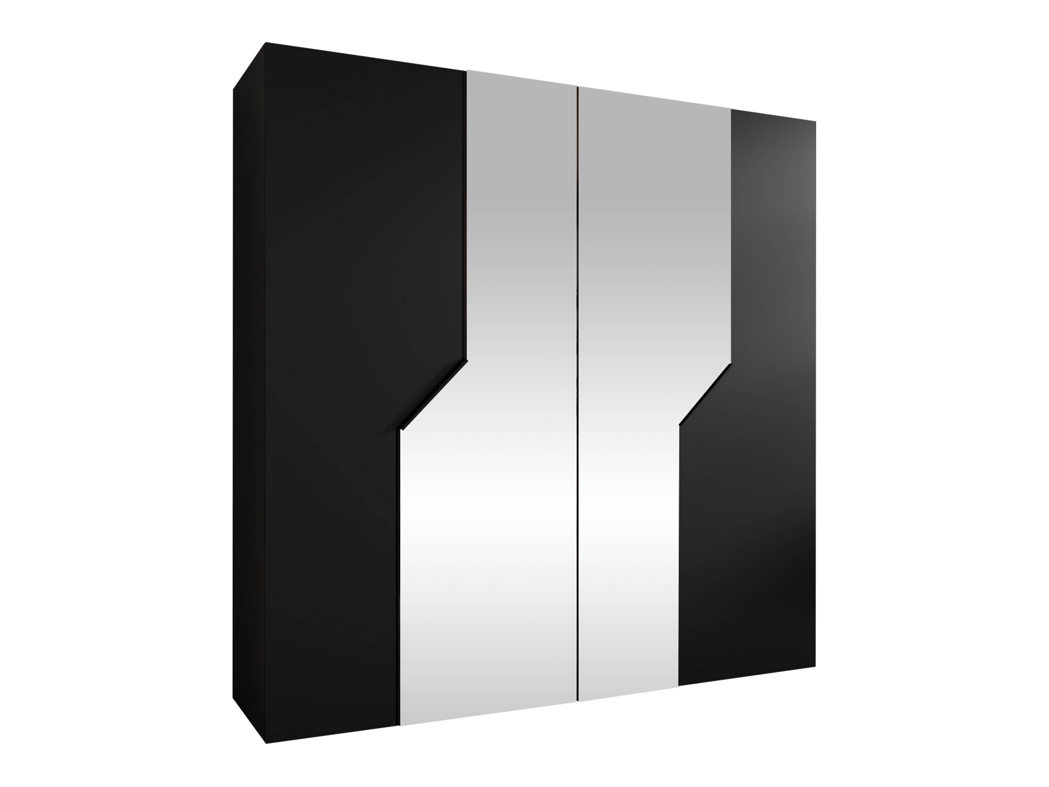 Kleiderschrank Hartford 598 (Schwarz)