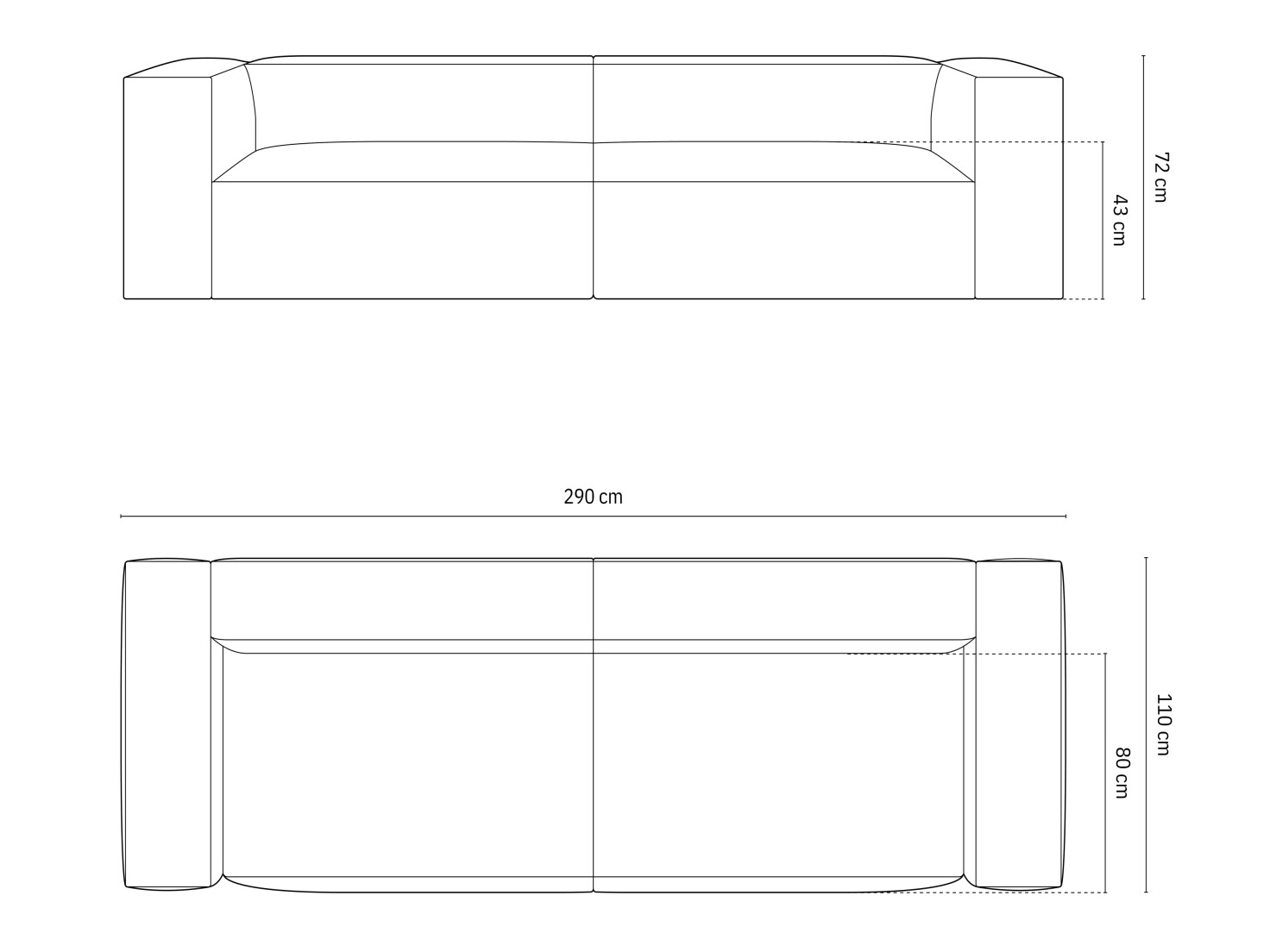 Modulares Sofa Sonsore 102 (Paris Cream)