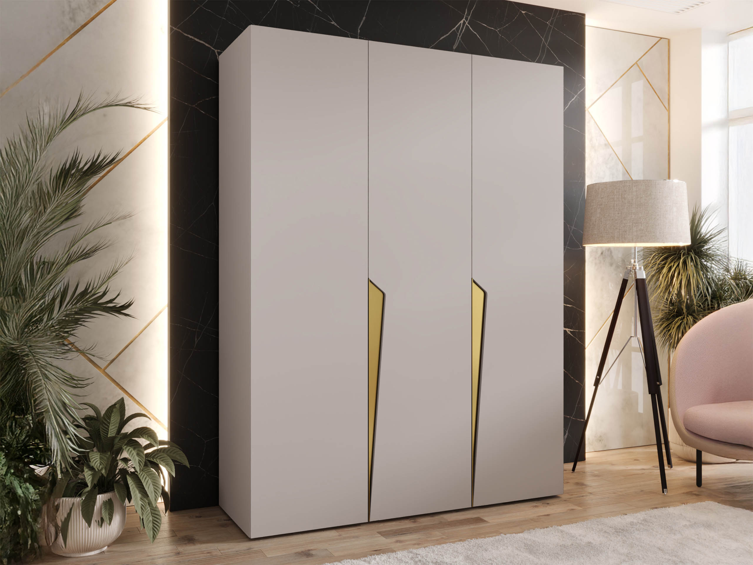 Kleiderschrank Hartford 604 (Kaschmir)