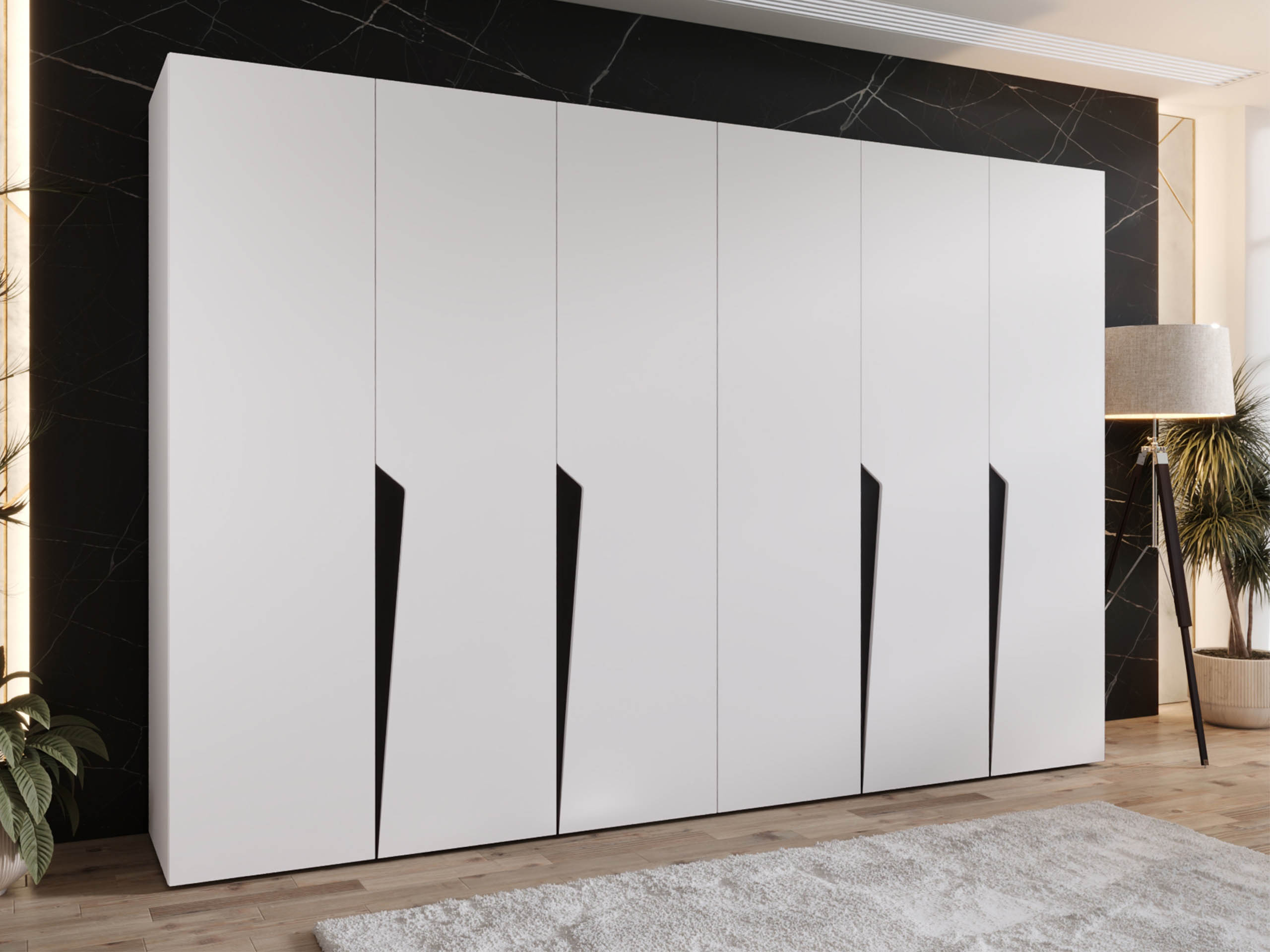 Kleiderschrank Hartford 607 (Weiss)