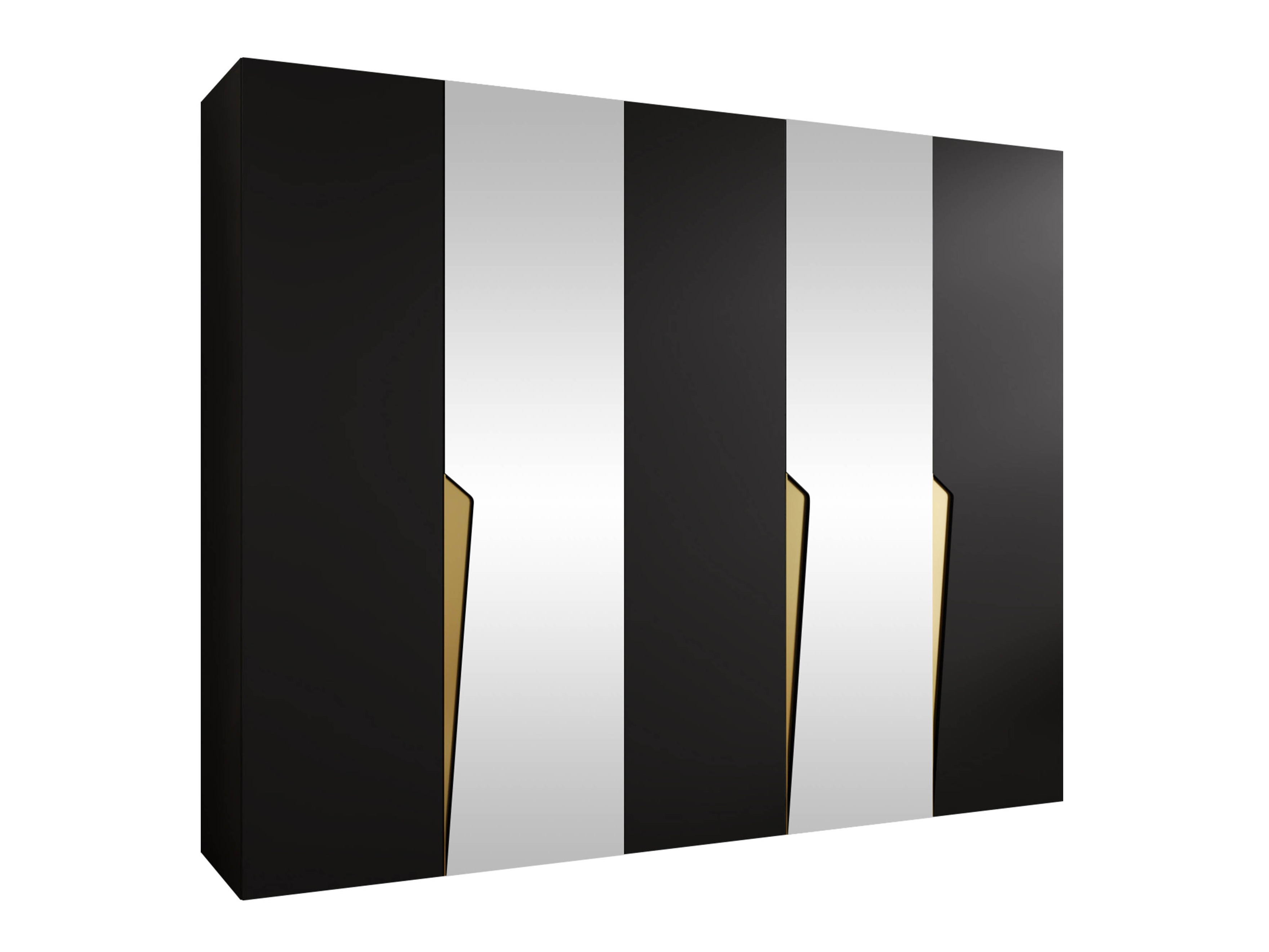 Kleiderschrank Hartford 611 (Schwarz)