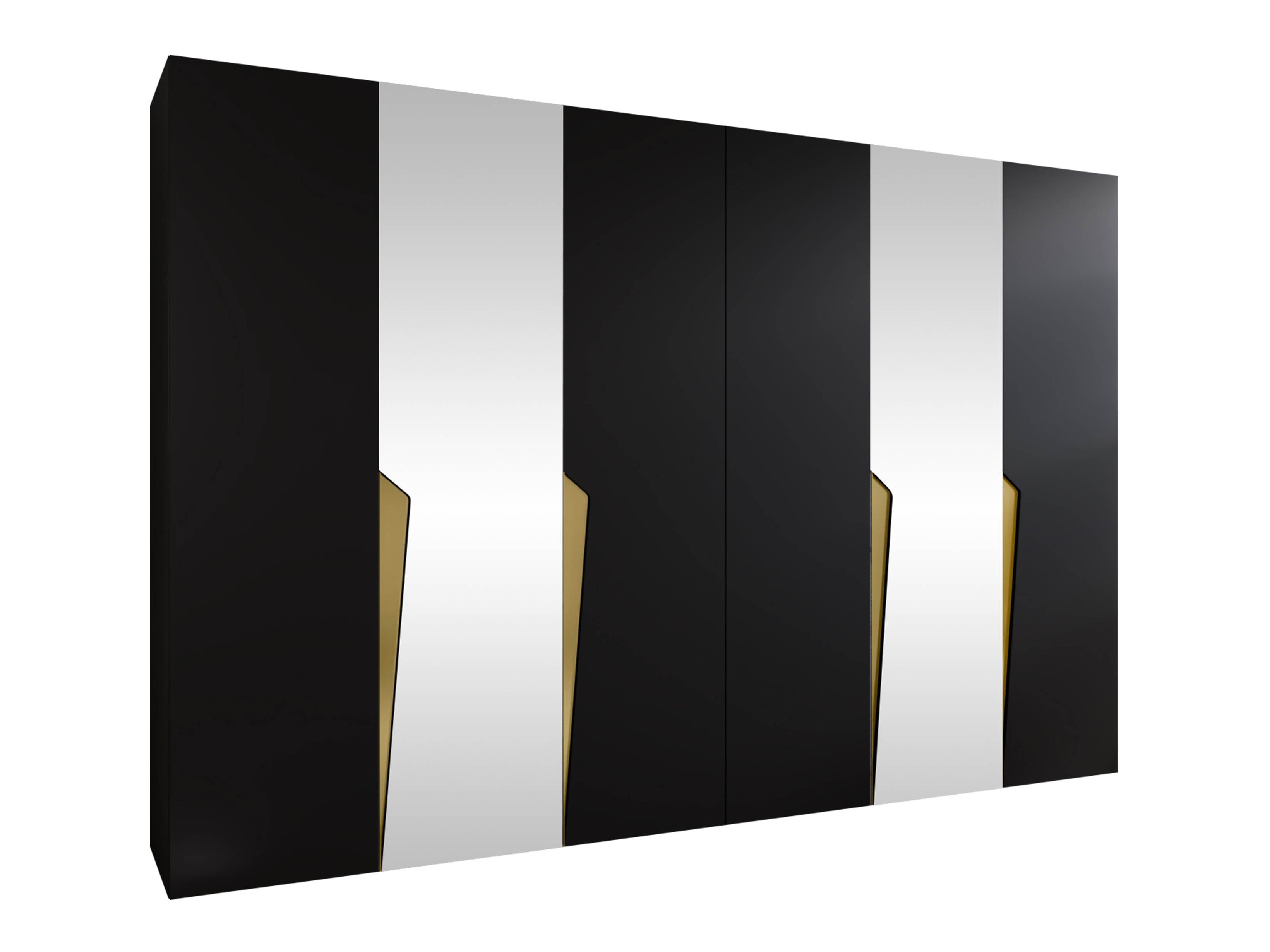 Kleiderschrank Hartford 612 (Schwarz)