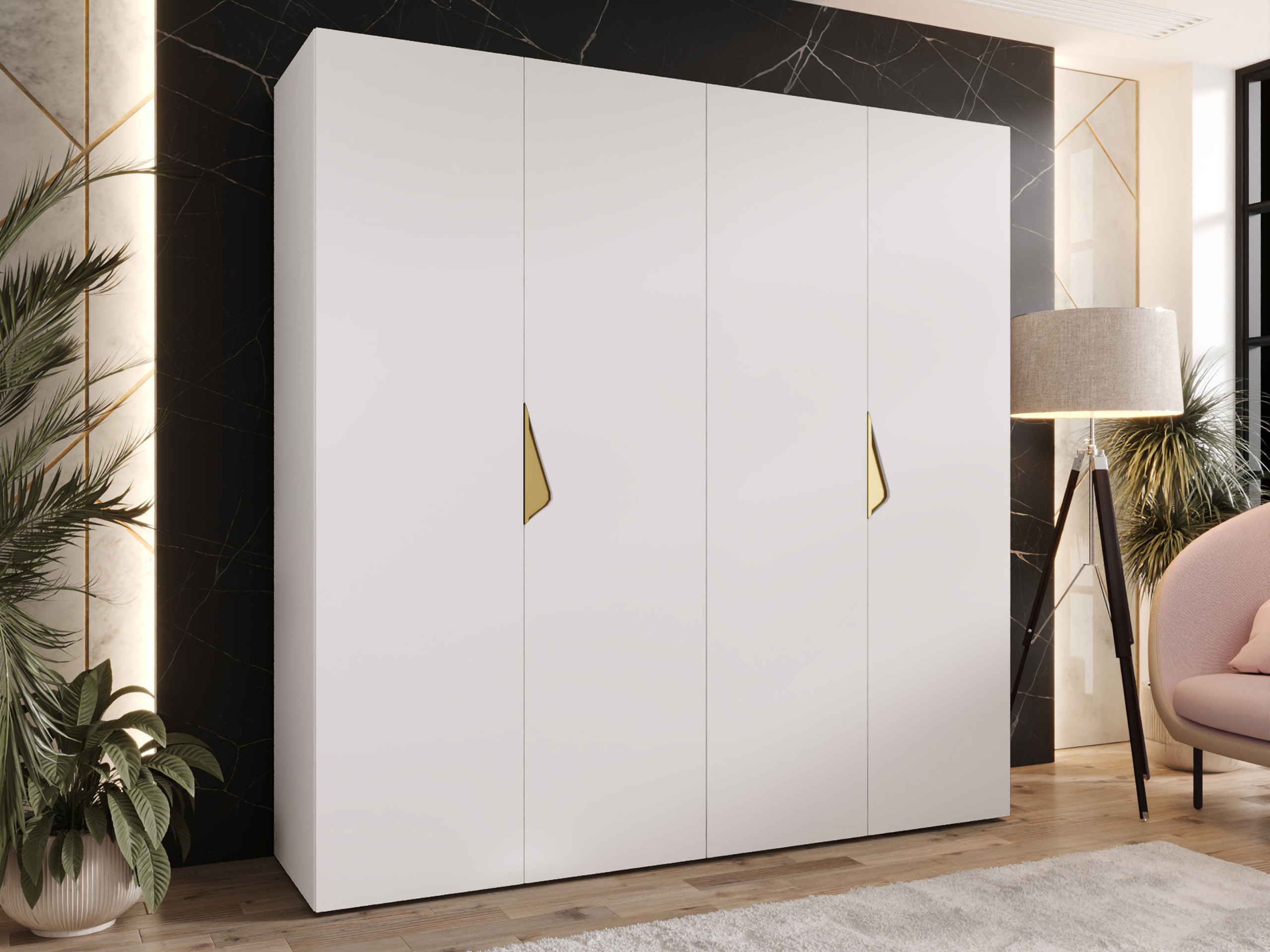 Kleiderschrank Hartford 620 (Weiss)