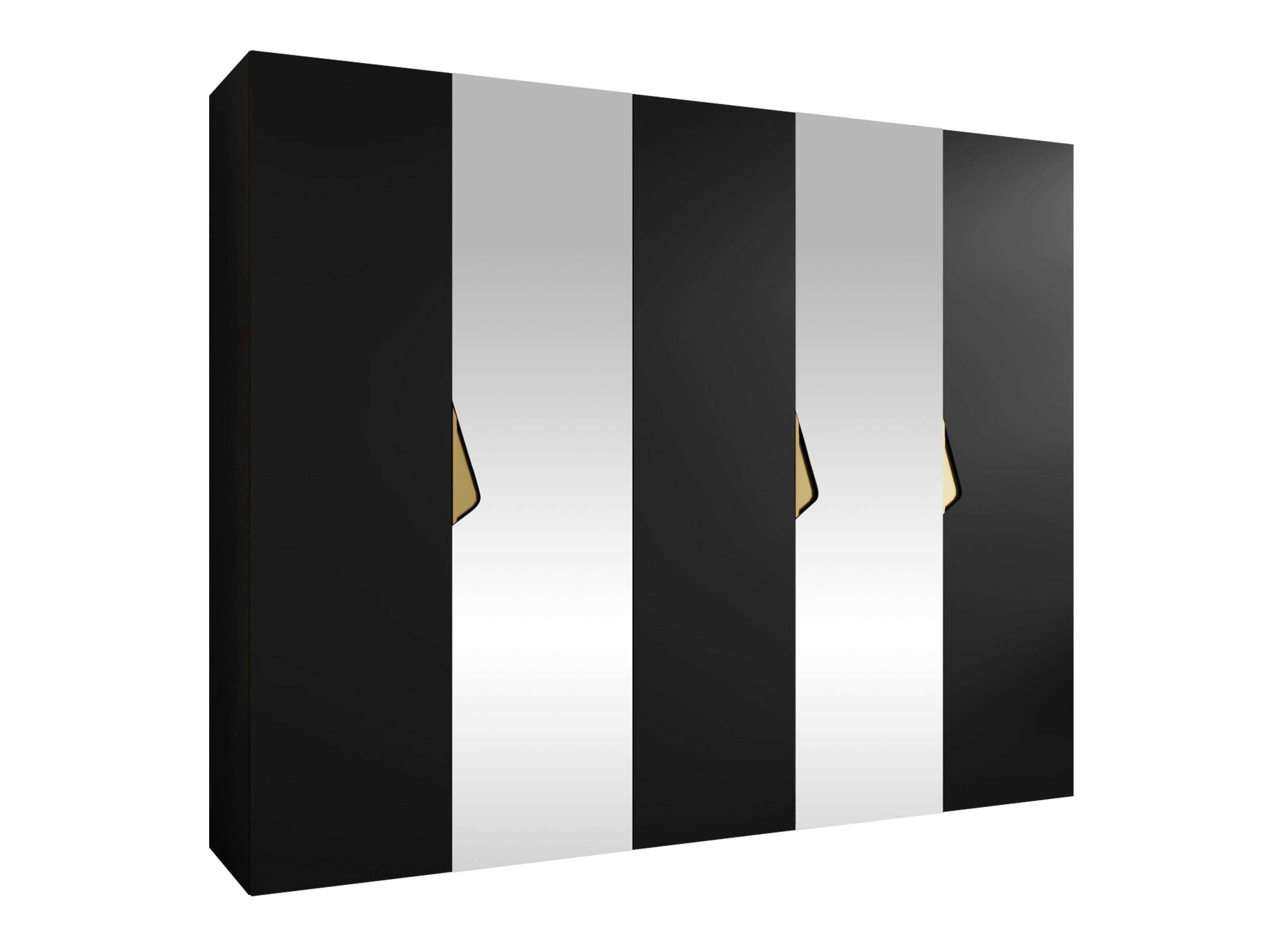 Kleiderschrank Hartford 626 (Schwarz)