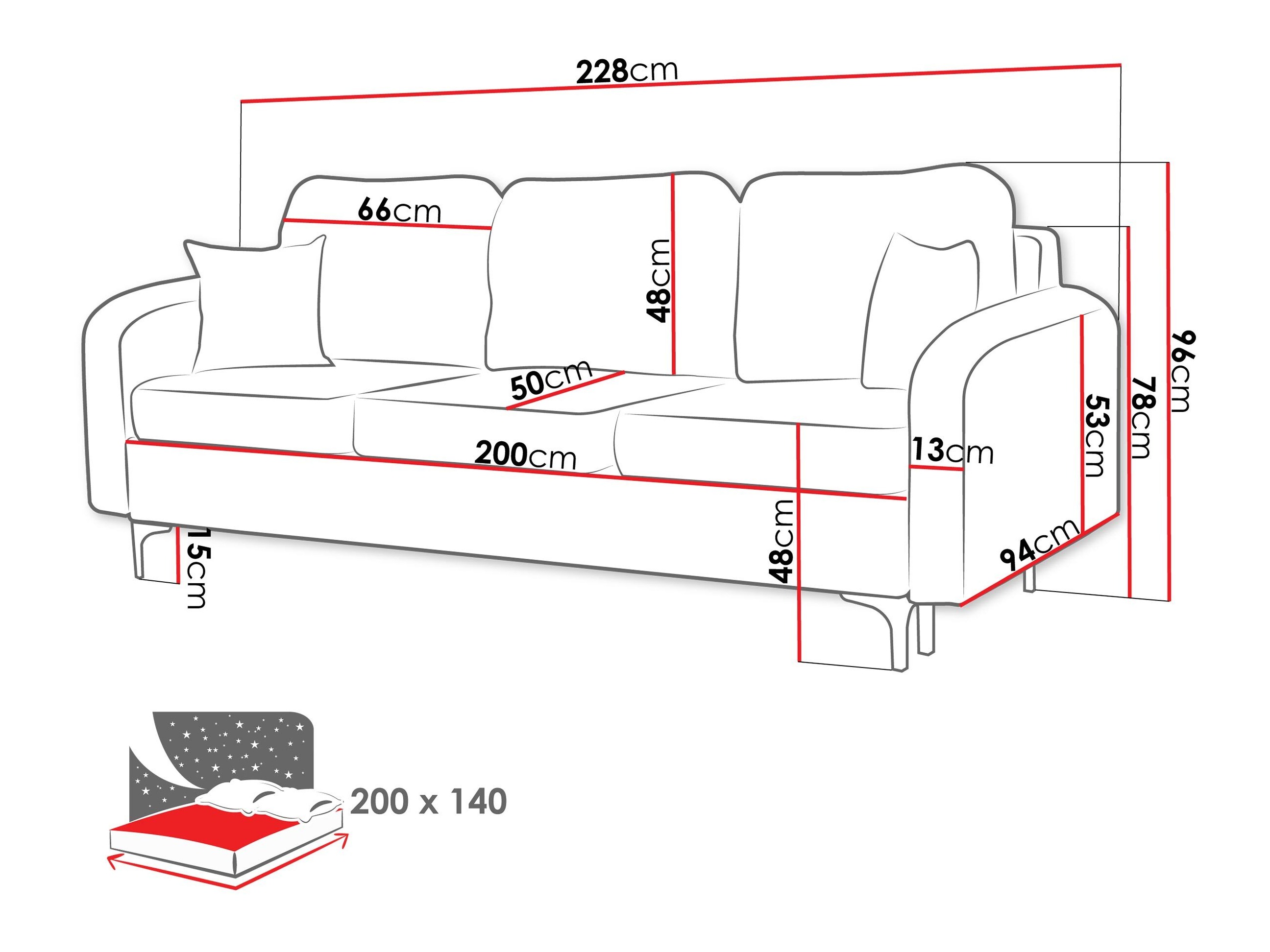 Schlafsofa Torlua 102 (Manila 19)