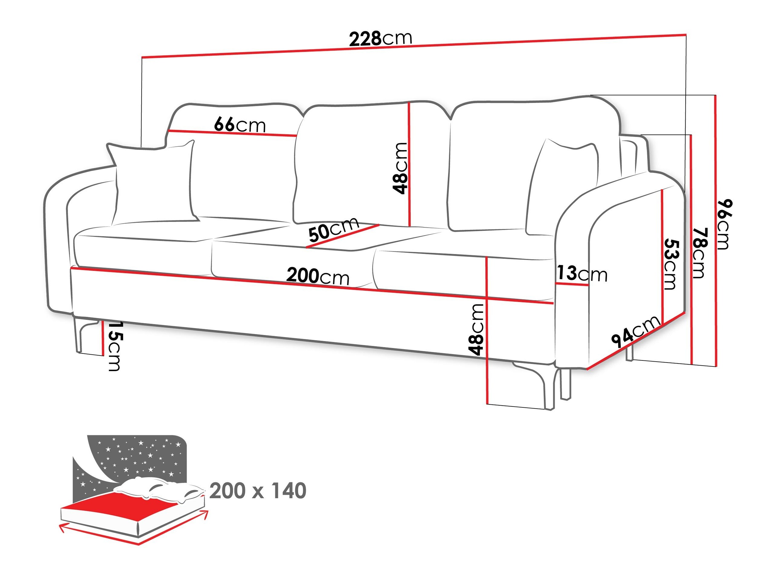 Schlafsofa Torlua 102 (Manila 35)