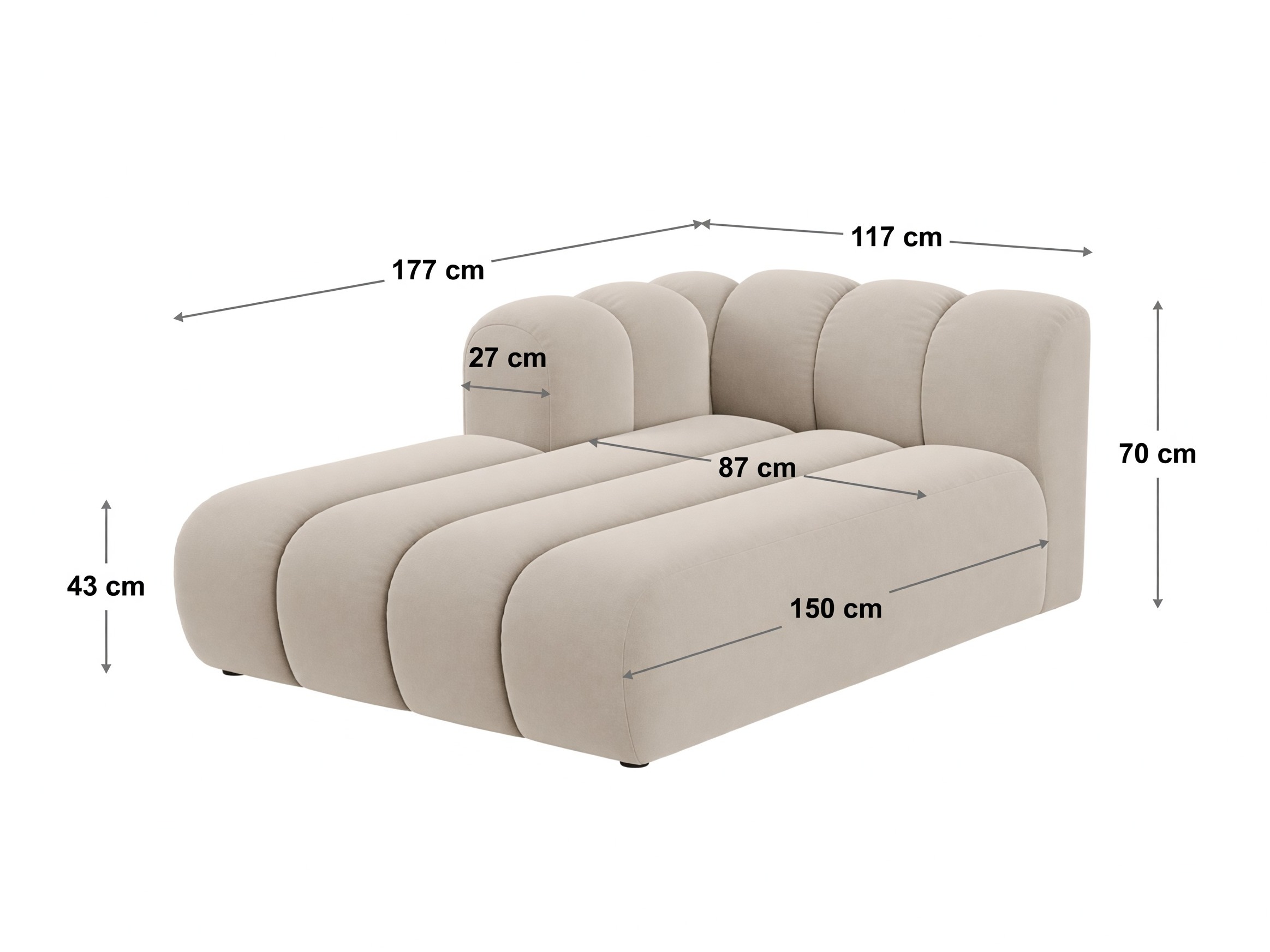 Chaiselongue Cirleve 117 (Salvador 1)