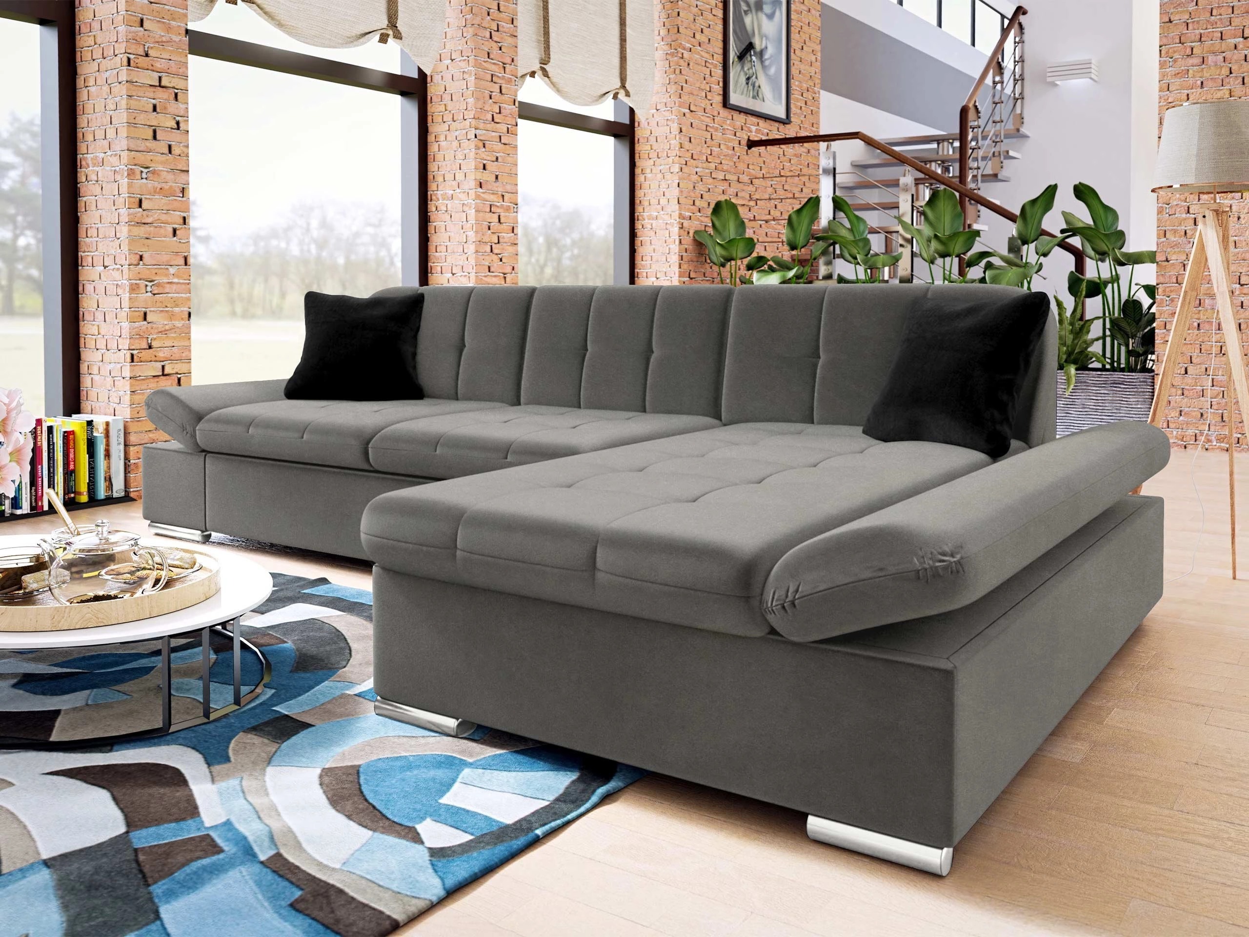 Ecksofa Comfivo Serenitas (Magic Velvet 2217 + Magic Velvet 2219)