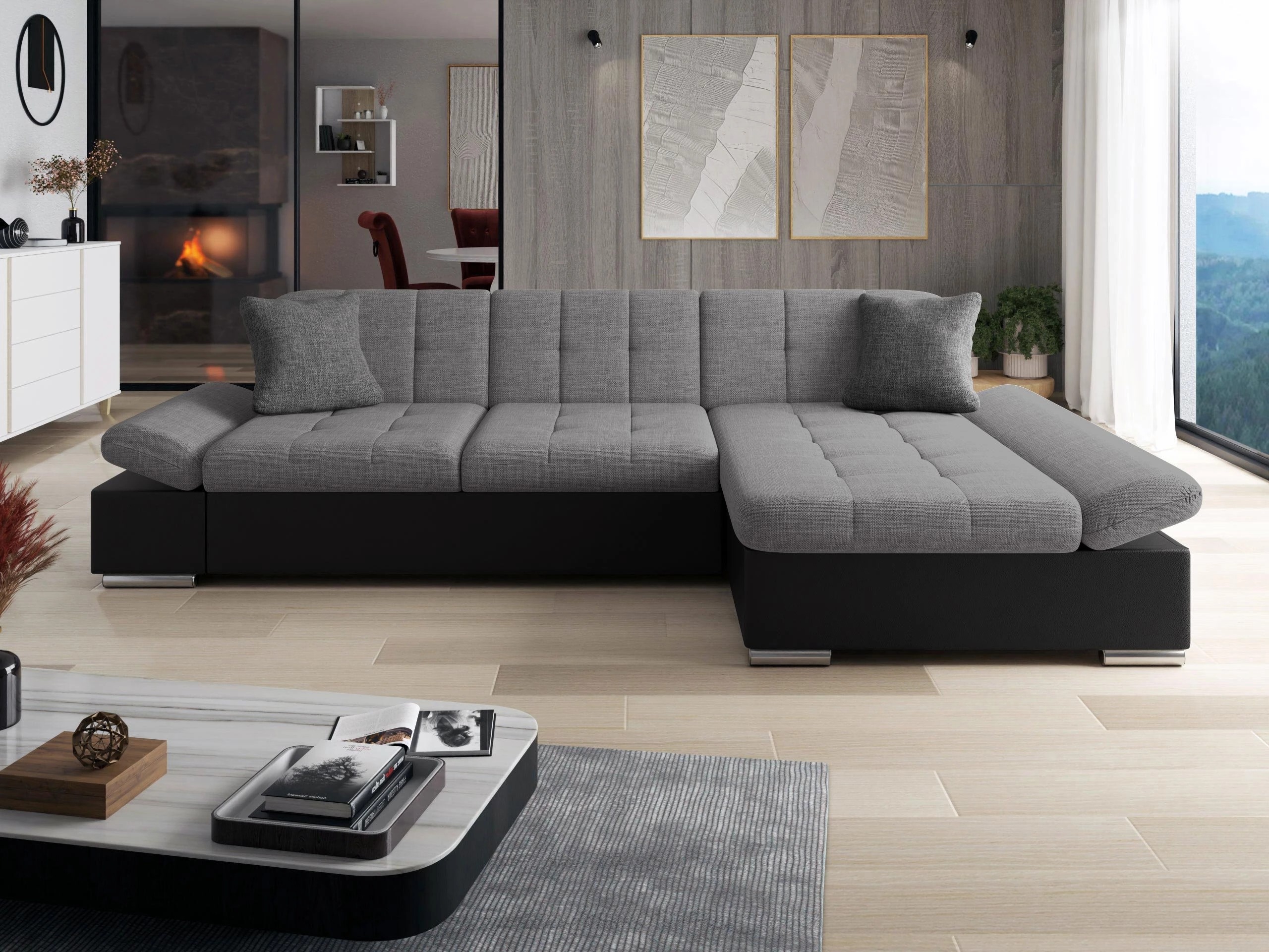 Ecksofa Comfivo Serenitas (Soft 011 + Lux 05 + Lux 06)
