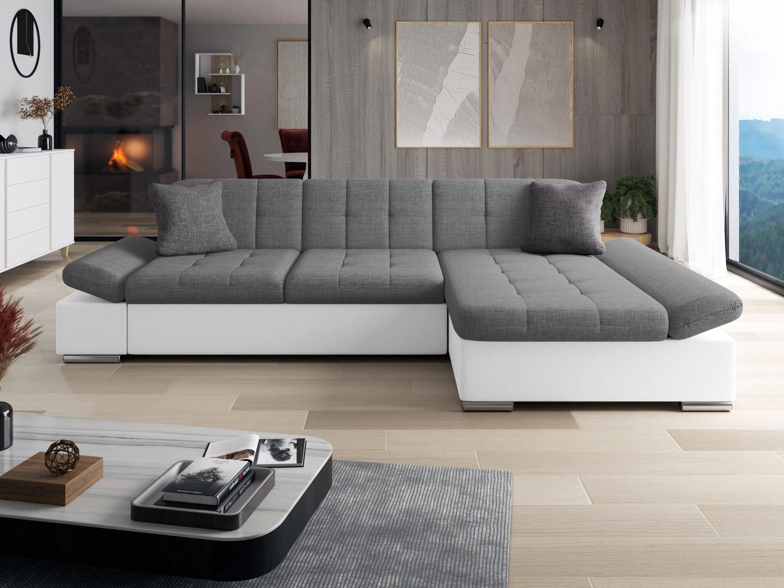 Ecksofa Comfivo Serenitas (Soft 017 + Lux 05 + Lux 06)