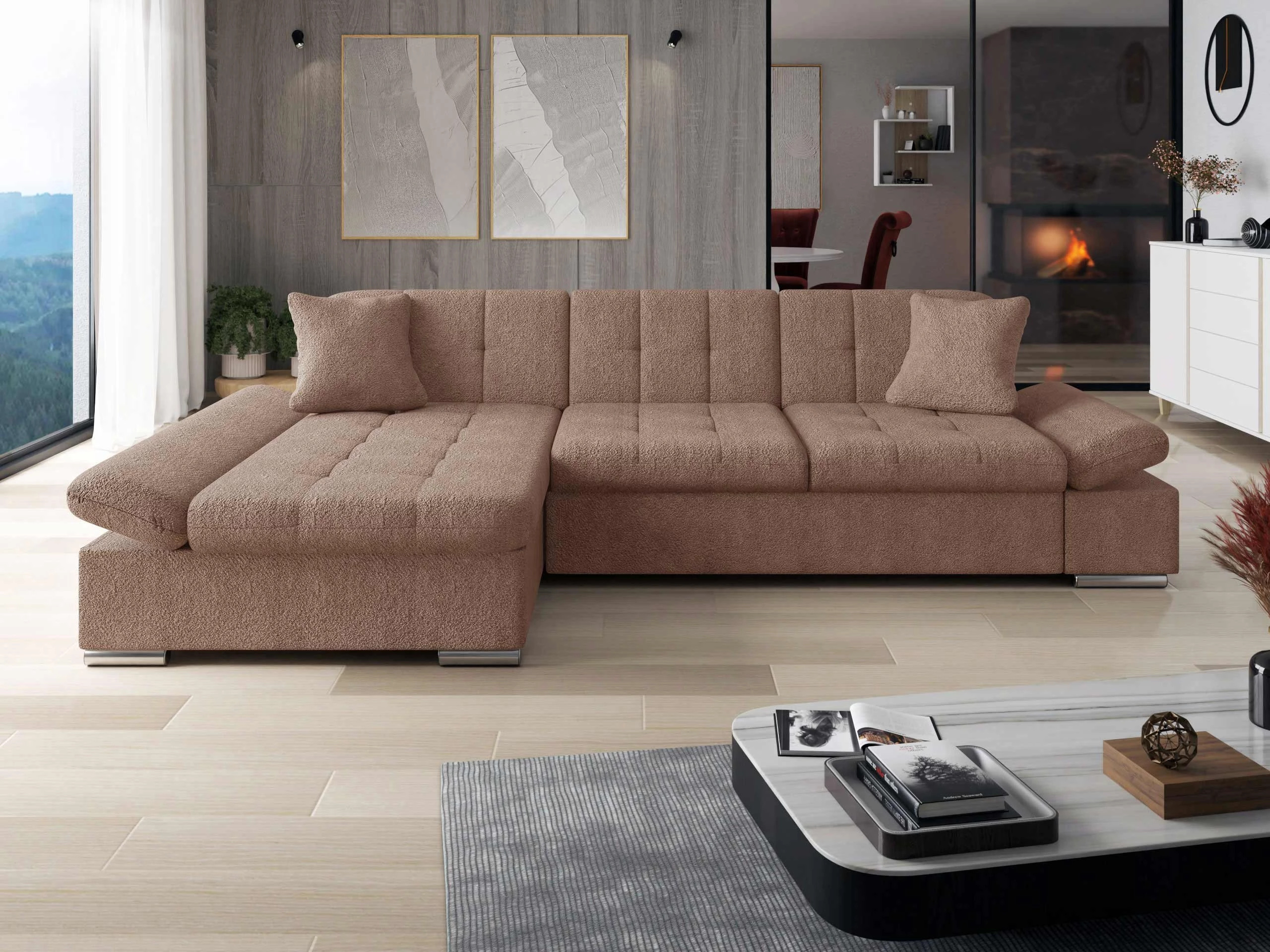 Ecksofa Comfivo Serenitas (Coral 45)
