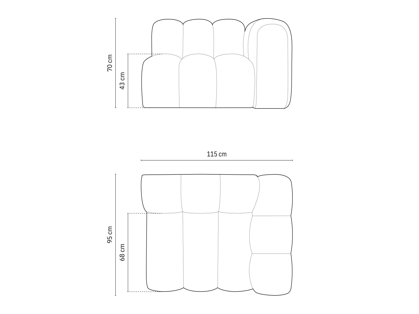 Modulare Sitzgruppe Cirleve 110 (Eden 02)