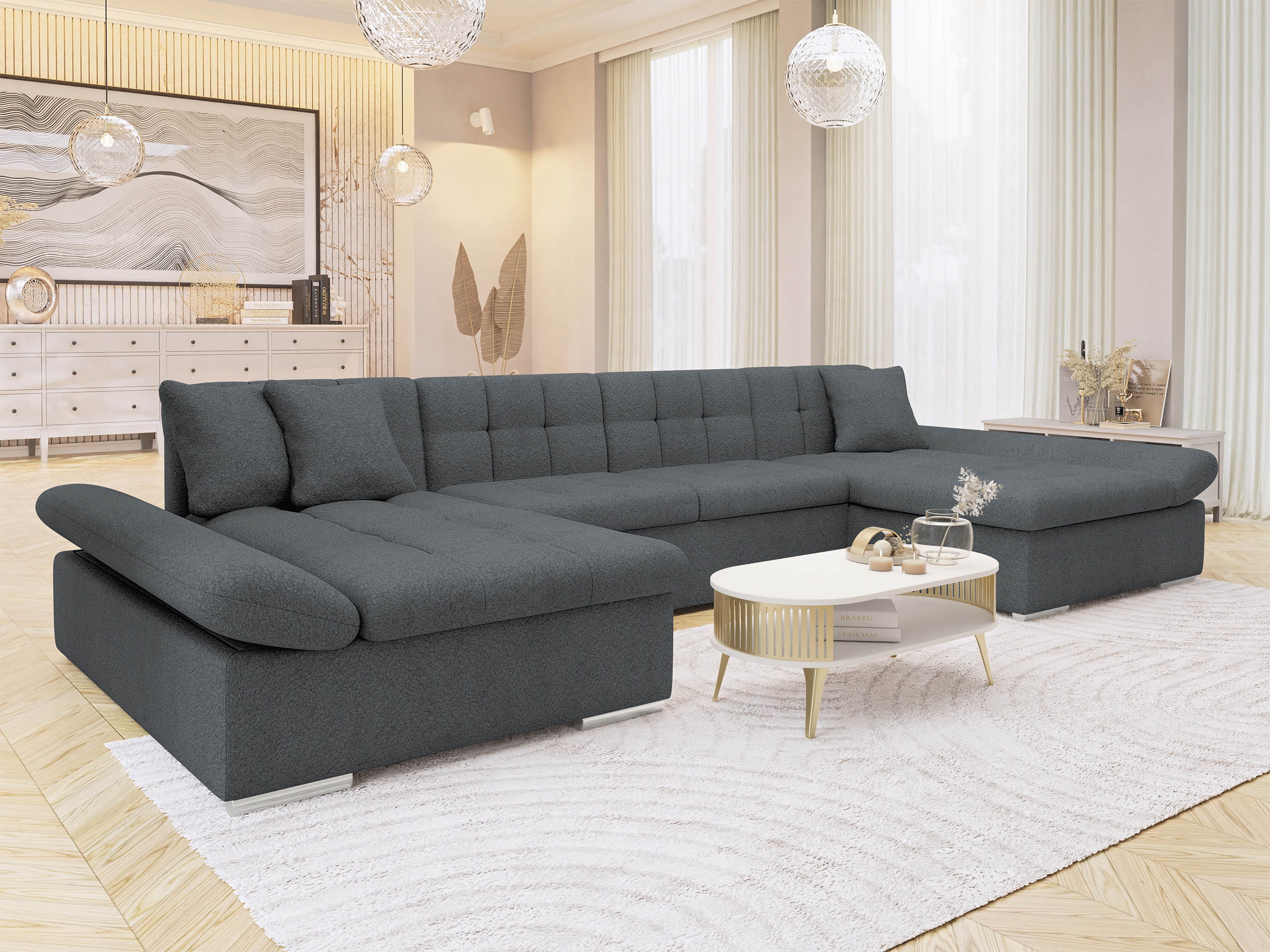 Ecksofa Comfivo Ficus (Coral 80)