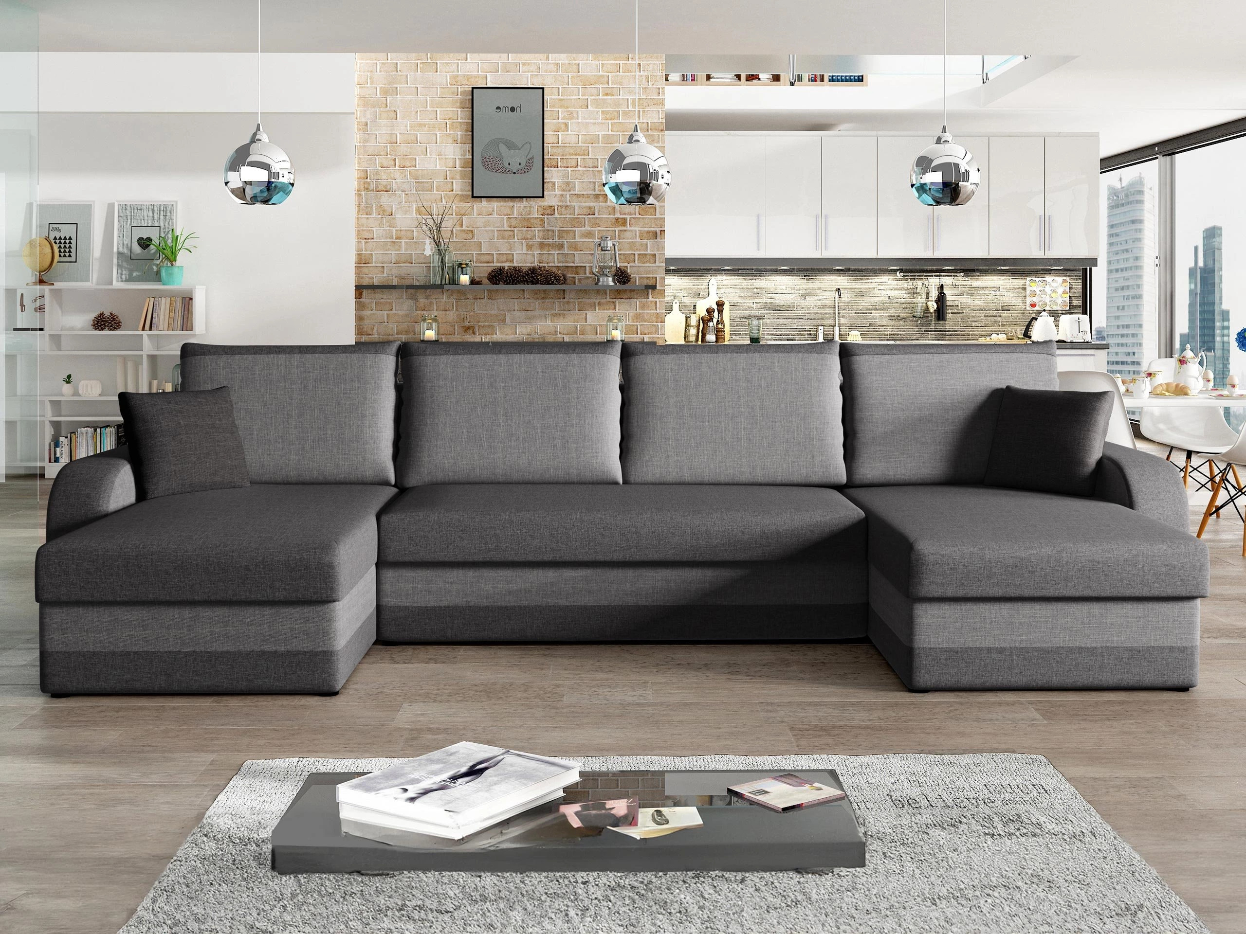 Ecksofa Comfivo Melissa III (Lux 06 + Lux 05)