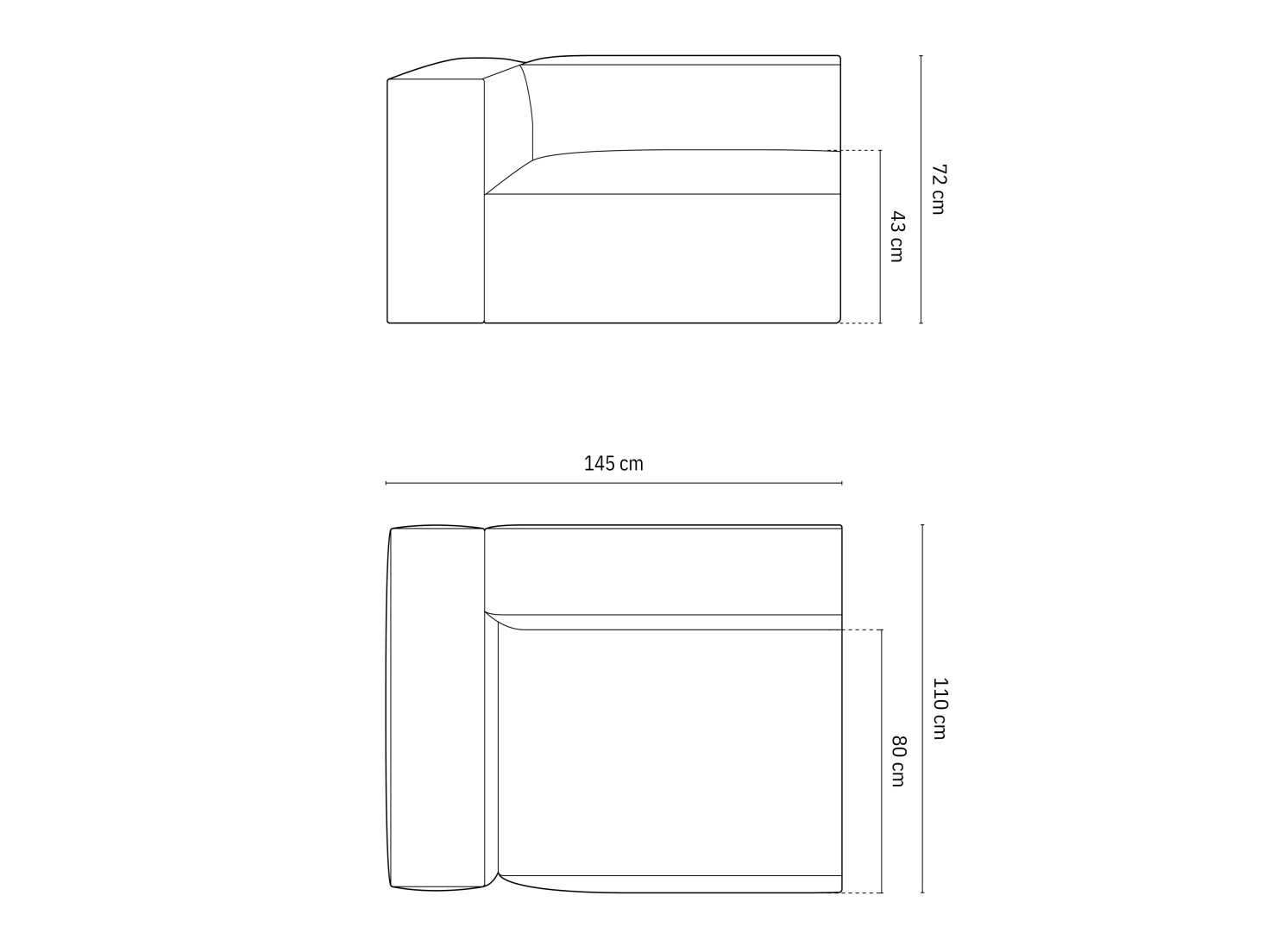 Modulare Sitzgruppe Sonsore 107 (Paris Beige)
