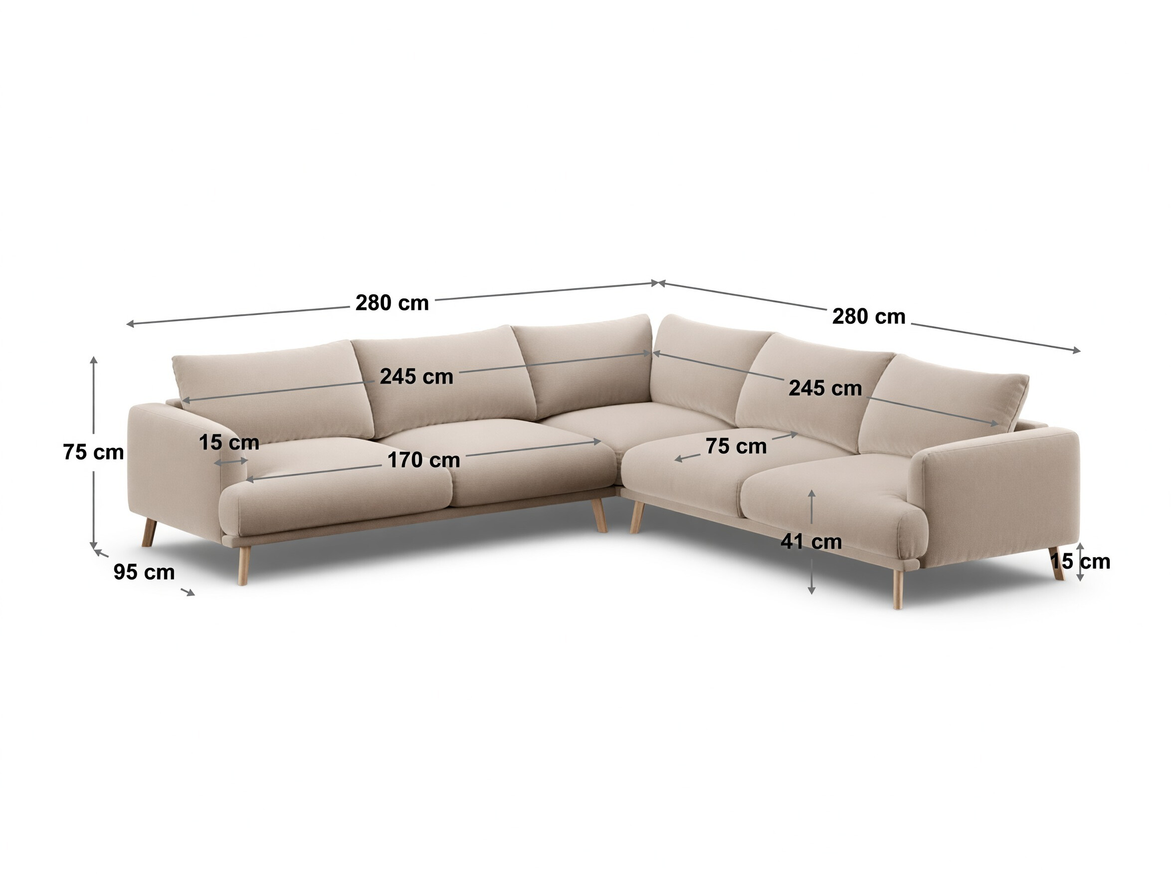 Ecksofa Nolavia 108 (Salvador 05)