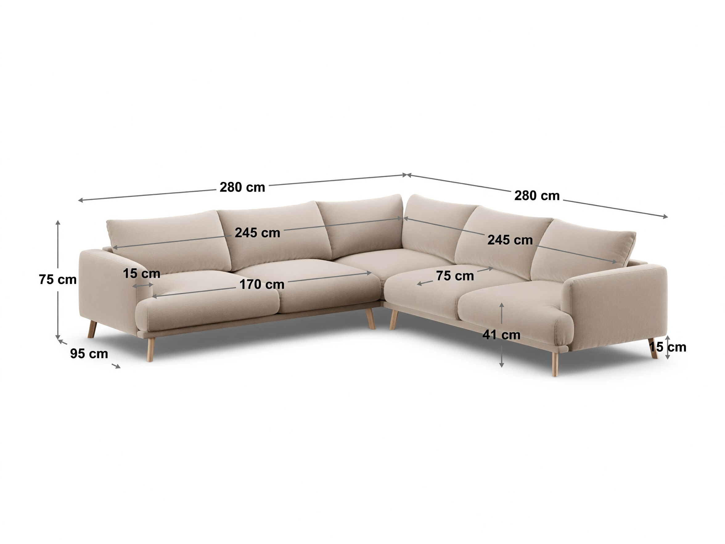 Ecksofa Nolavia 108 (Salvador 1)