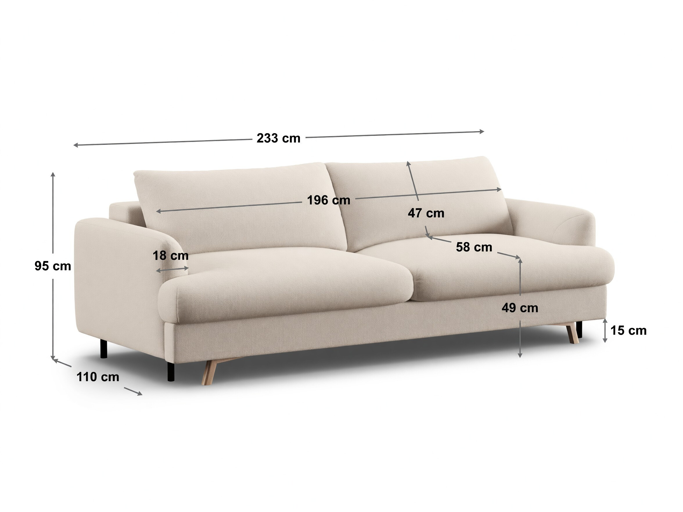 Schlafsofa Nolavia 110 (Liberty 09)