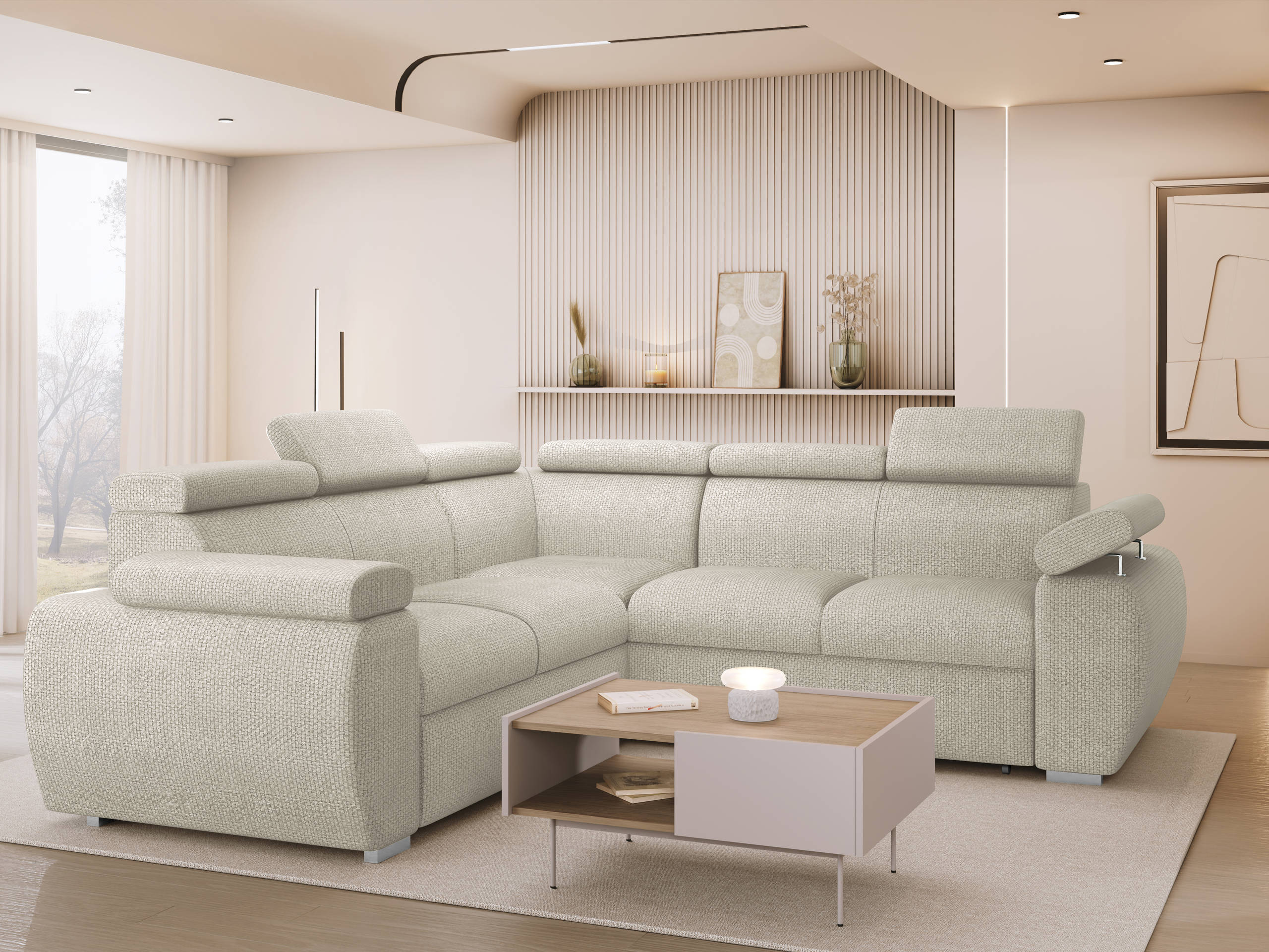 Ecksofa Columbus 215 (Flow 03)