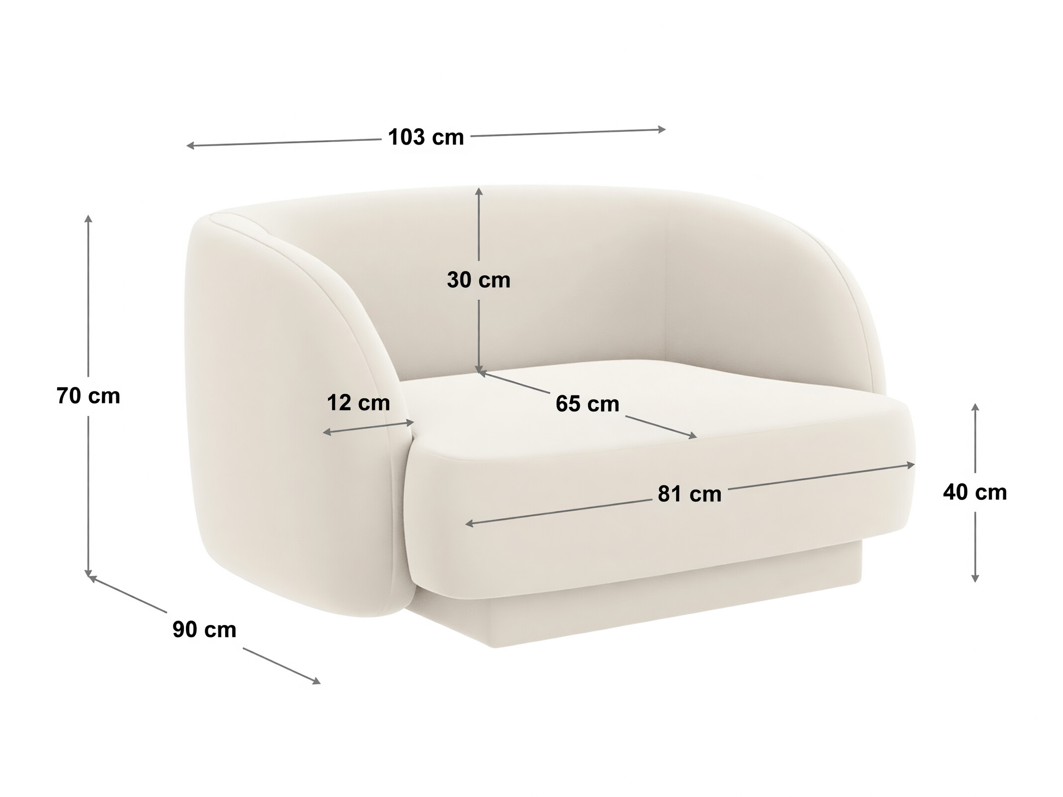 Sessel Tivlomi 111 (Bluvel 77)