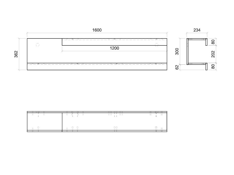 Wandregal Orlcali 104