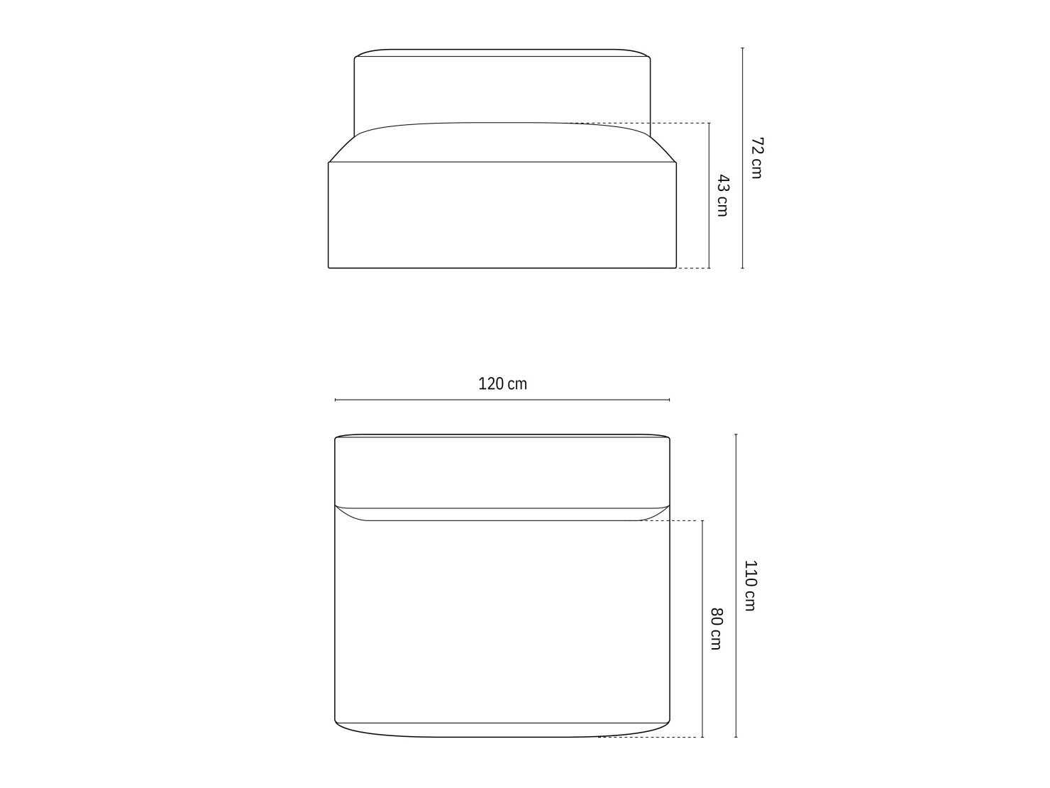 Modularer Sessel Sonsore 110 (Liberty 20)