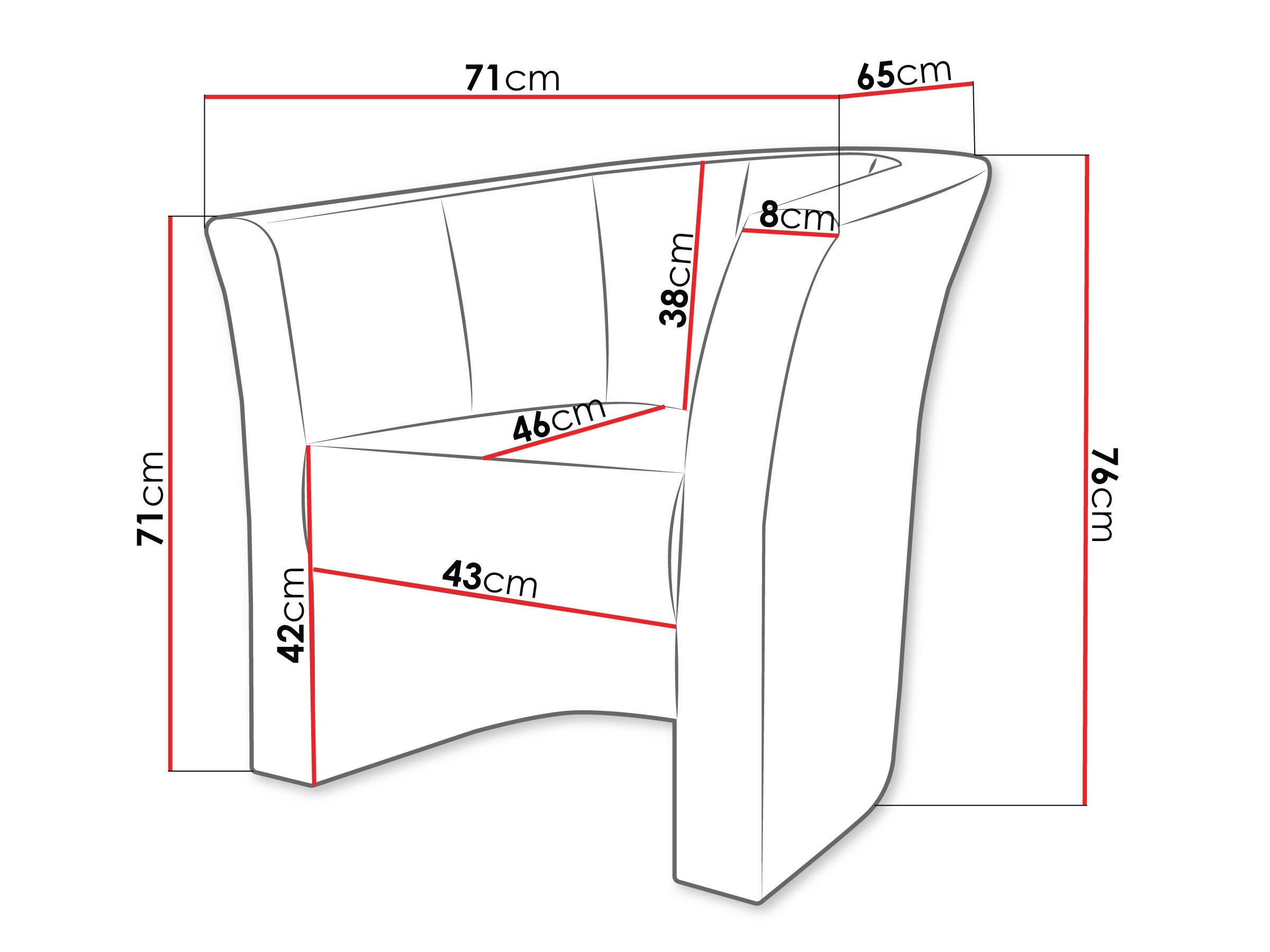 Sessel Meriden 100 (Lambi 04)
