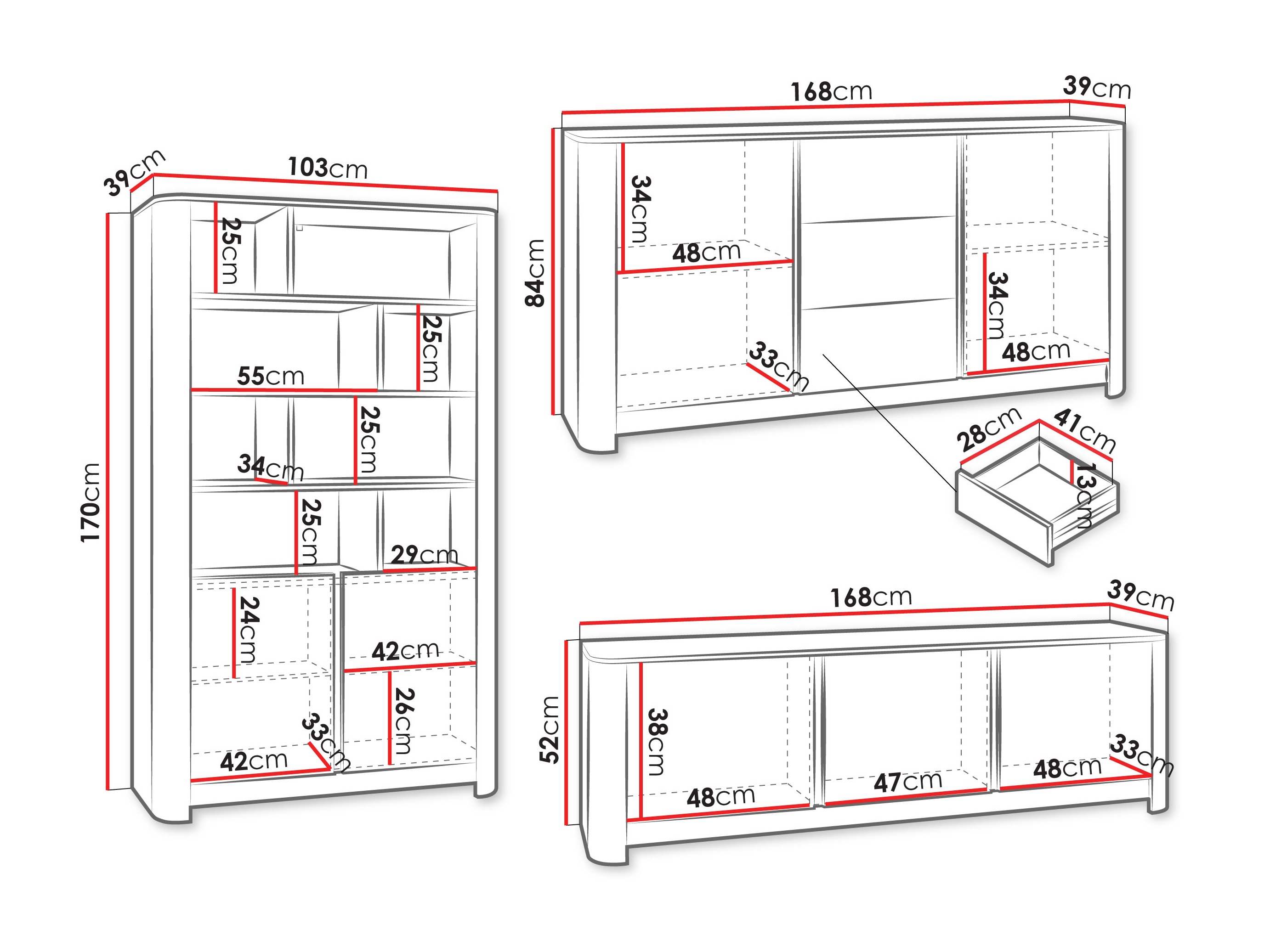 Wohnzimmer-Sets Somore 105