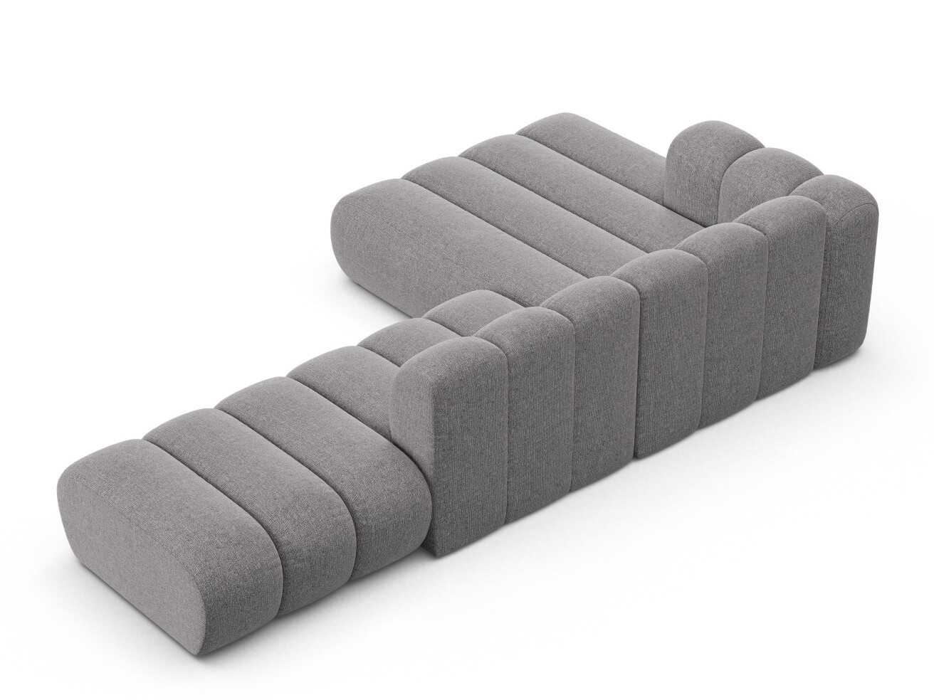Modulares Ecksofa Cirleve 105 (Eden 18 Grau)