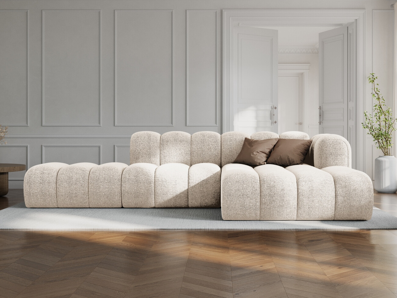 Modulares Ecksofa Cirleve 105 (Eden 02 Birnel)