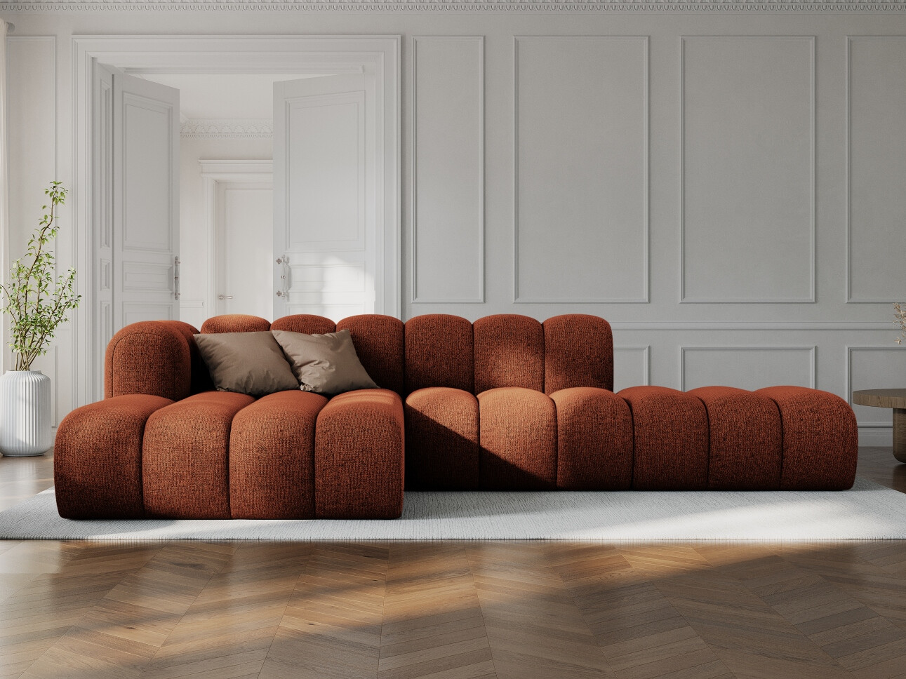 Modulares Ecksofa Cirleve 105 (Eden 10 Terra)
